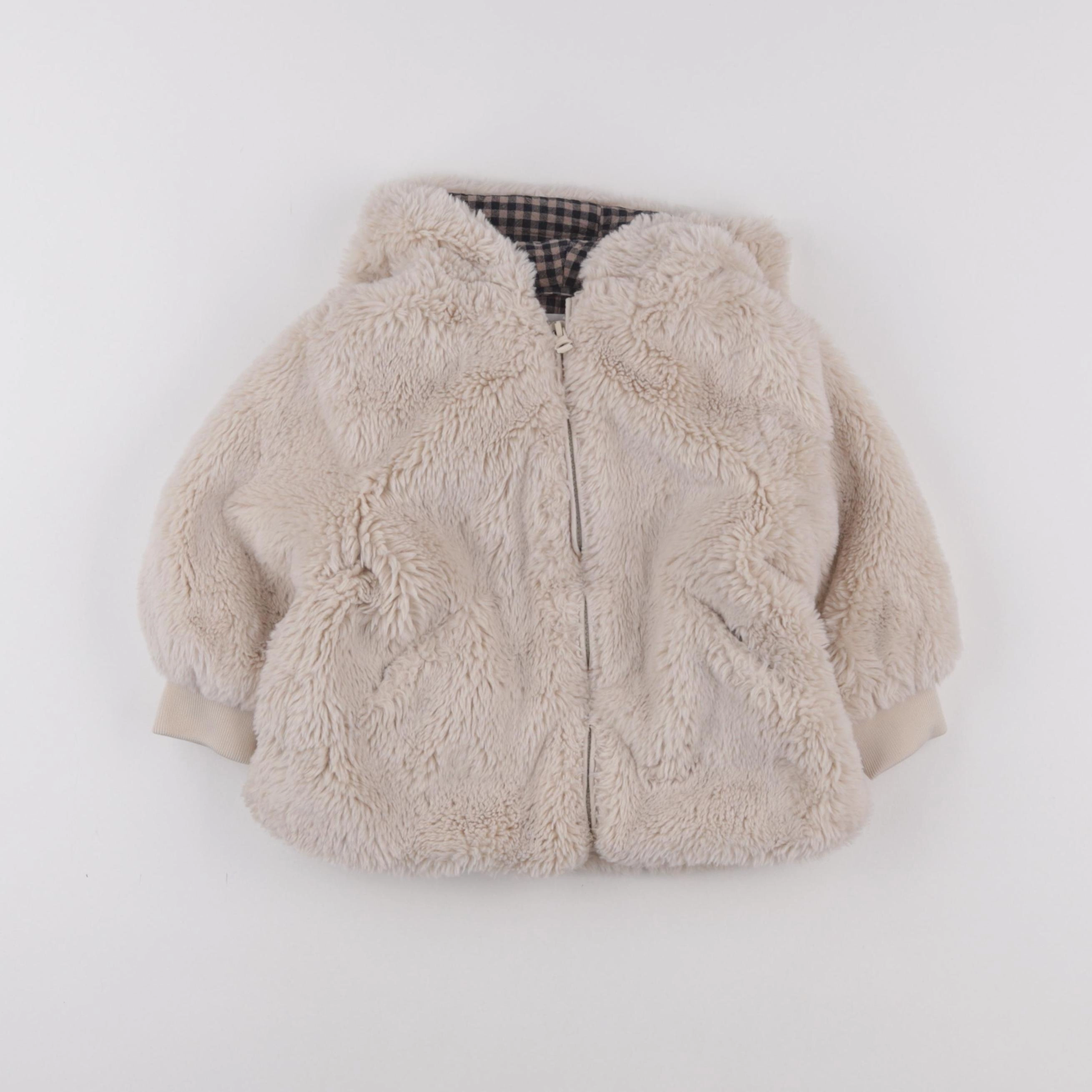 Zara - manteau beige - 18/24 mois
