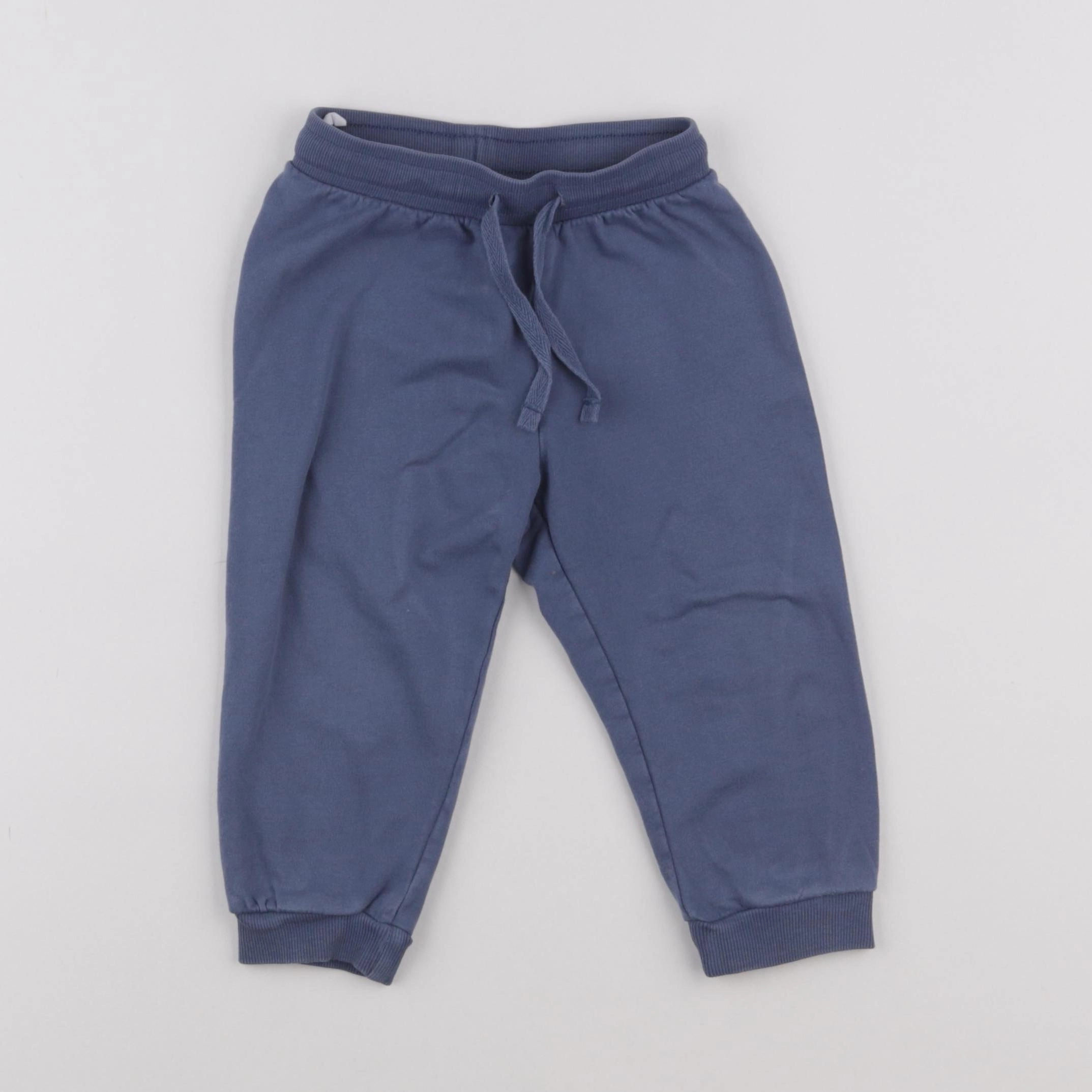 H&M - jogging bleu - 12/18 mois