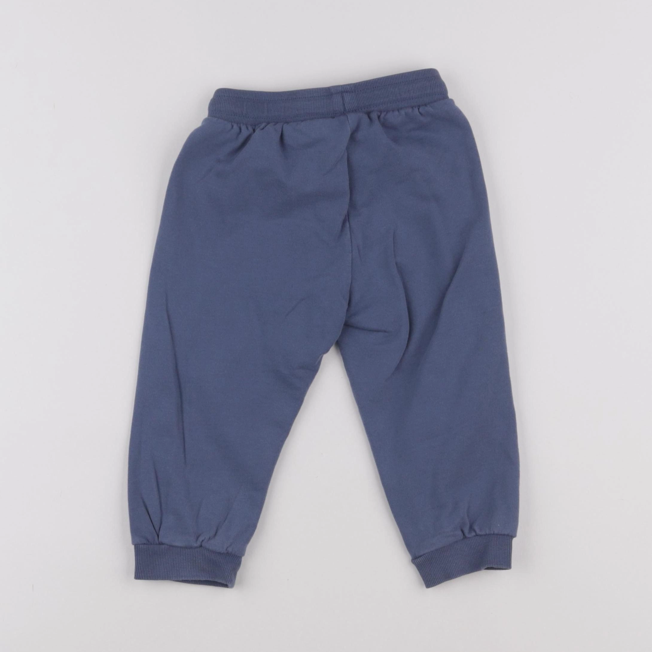 H&M - jogging bleu - 12/18 mois