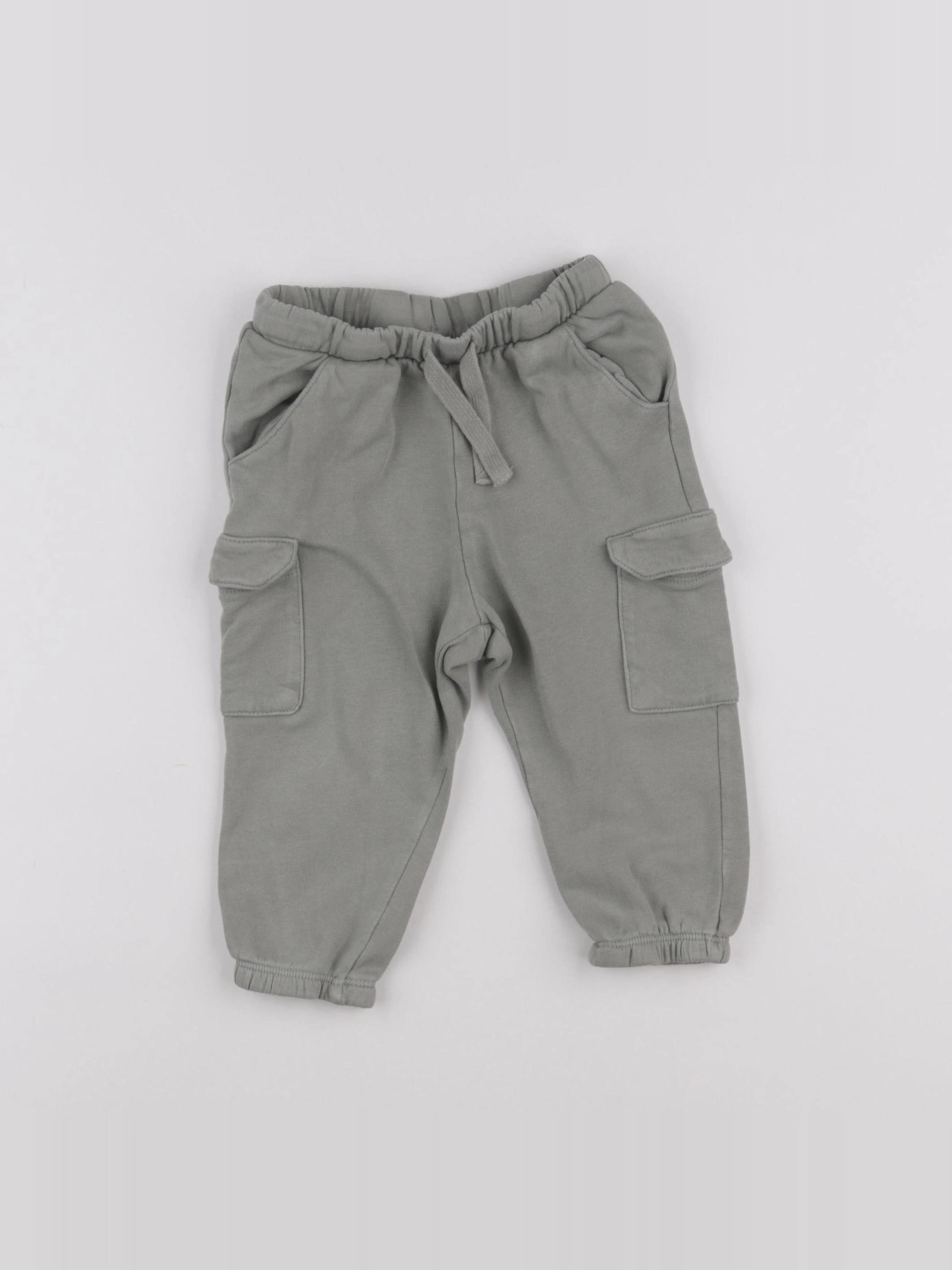 H&M - jogging vert - 9/12 mois