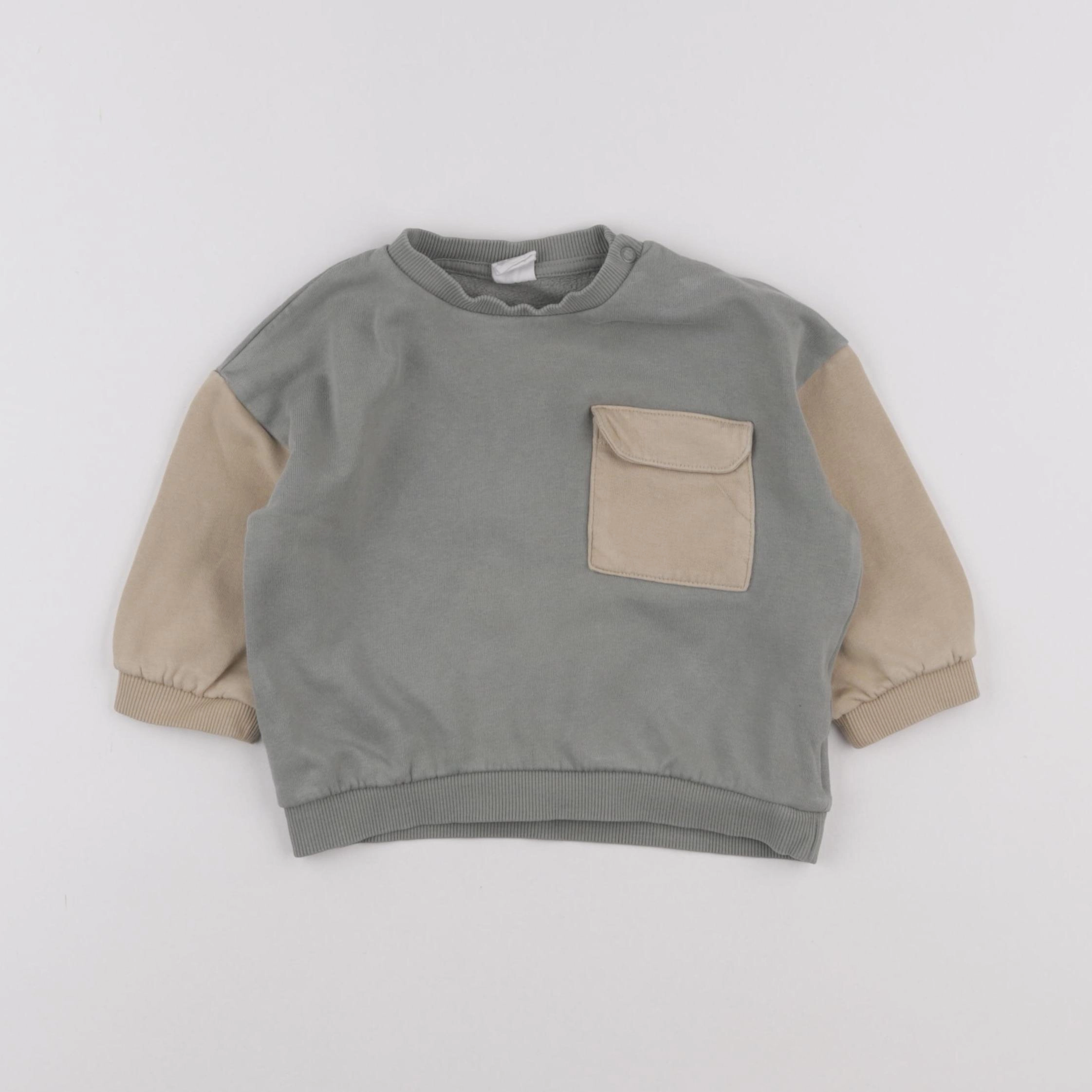 H&M - sweat multicolore - 9/12 mois
