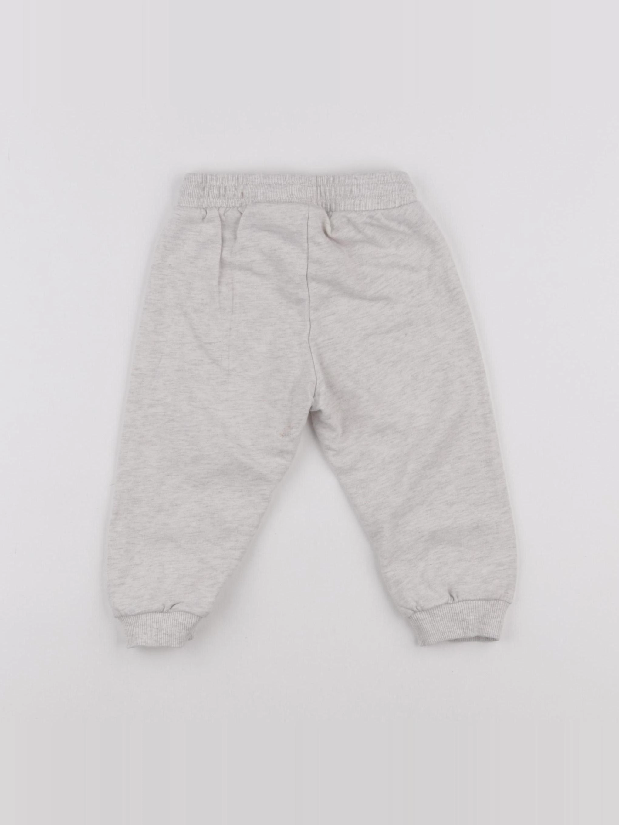 H&M - jogging gris - 9/12 mois