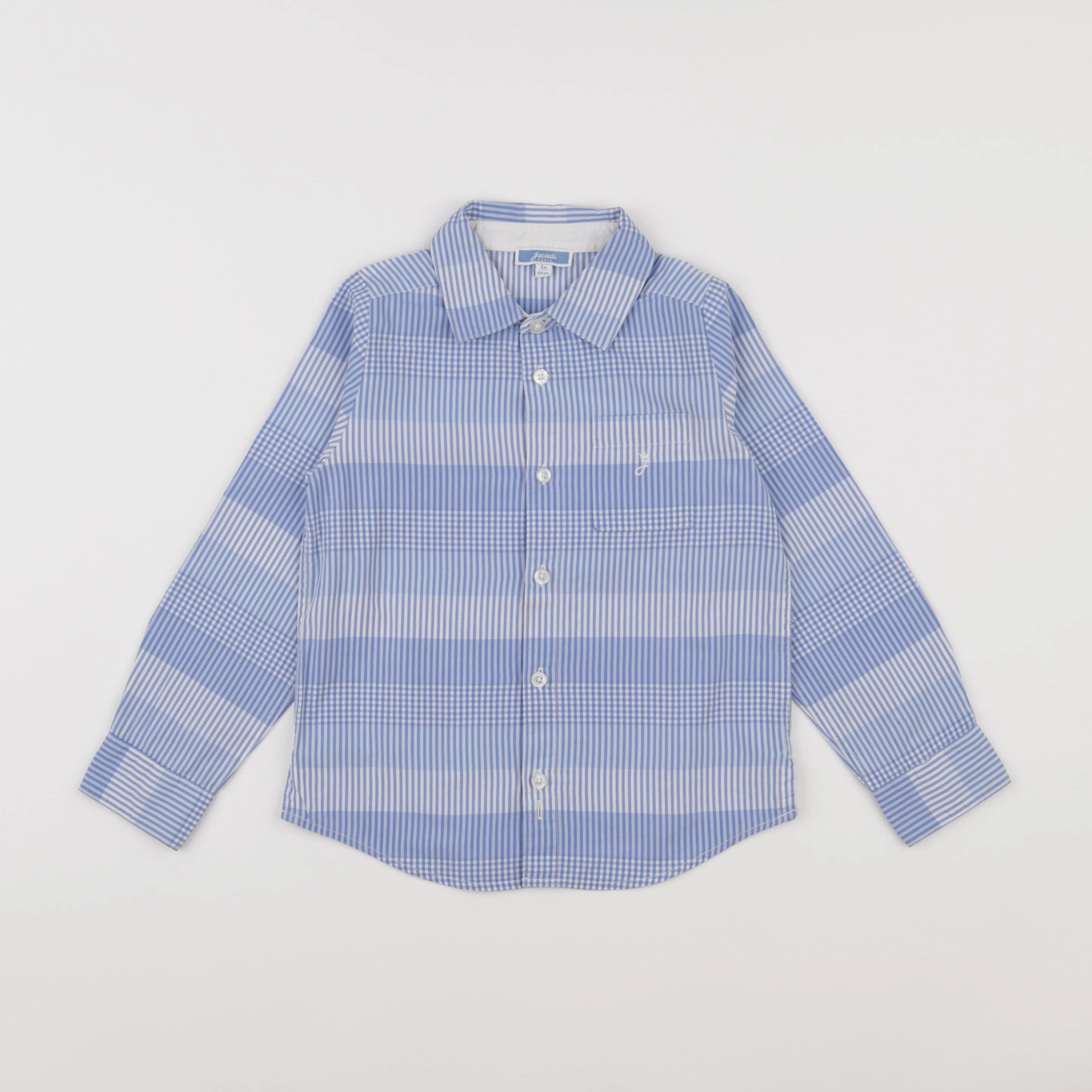 Jacadi - chemise bleu - 4 ans