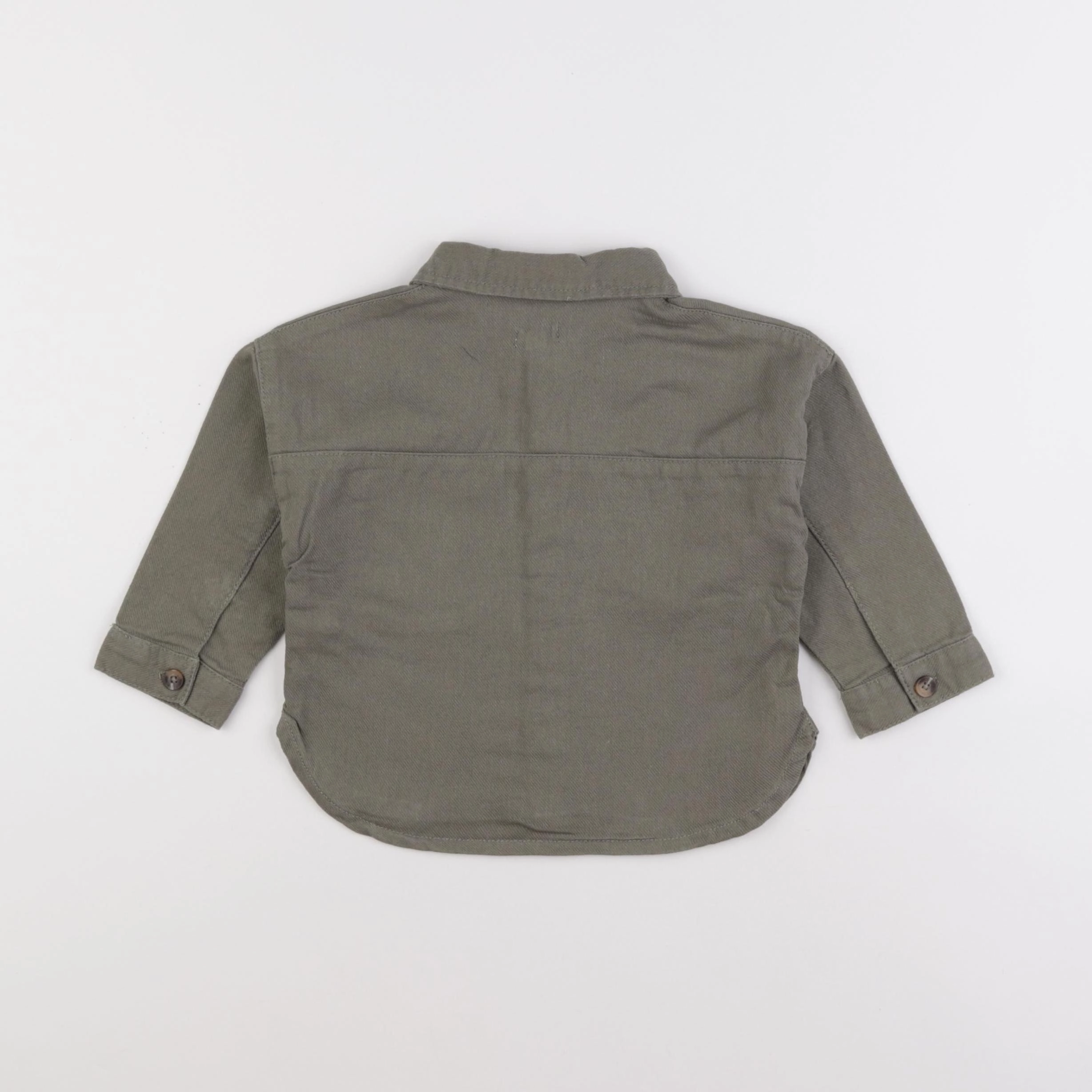 Vertbaudet - chemise vert - 18 mois