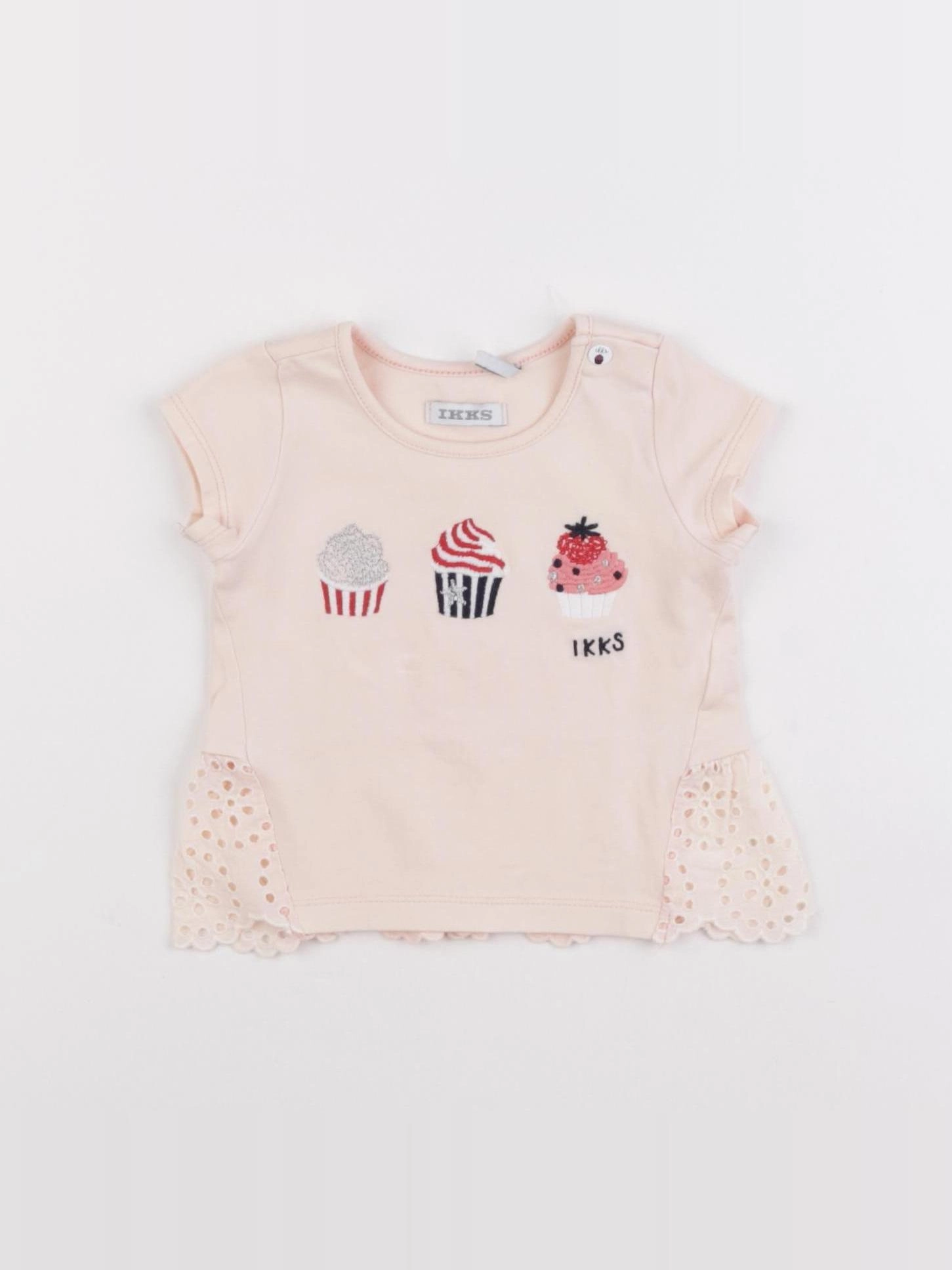 IKKS - tee-shirt rose - 3 mois