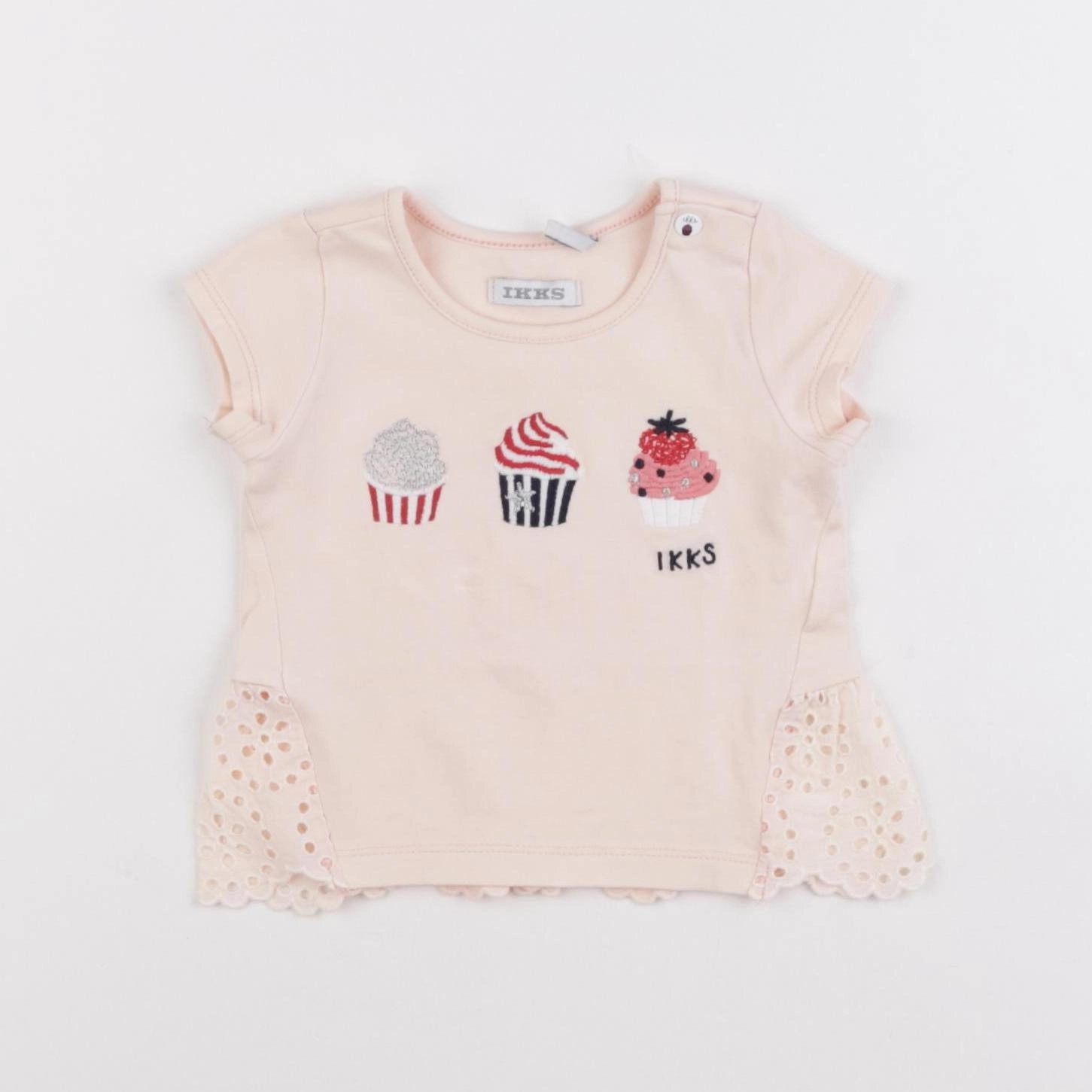 IKKS - tee-shirt rose - 3 mois