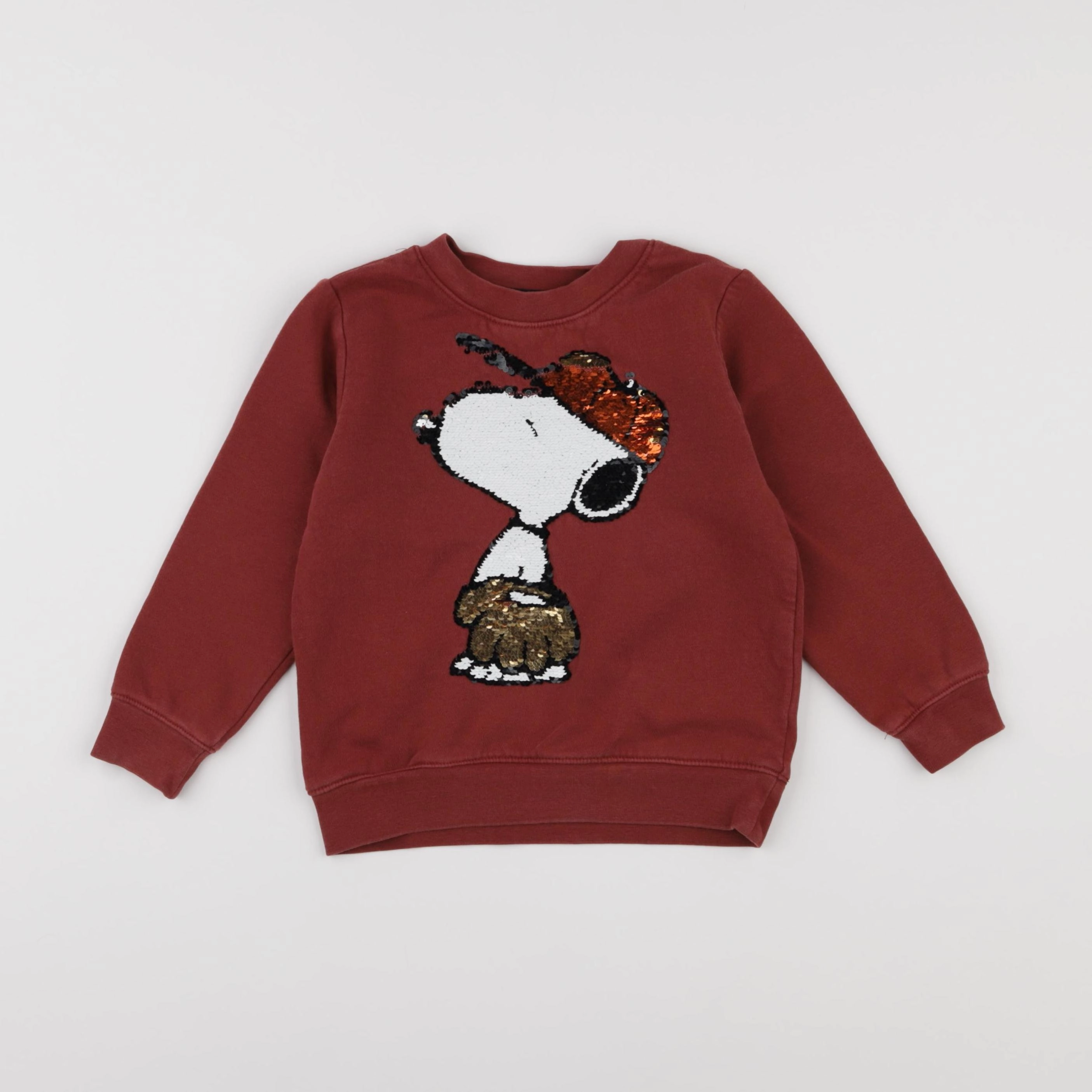 H&M - sweat rouge - 3/4 ans