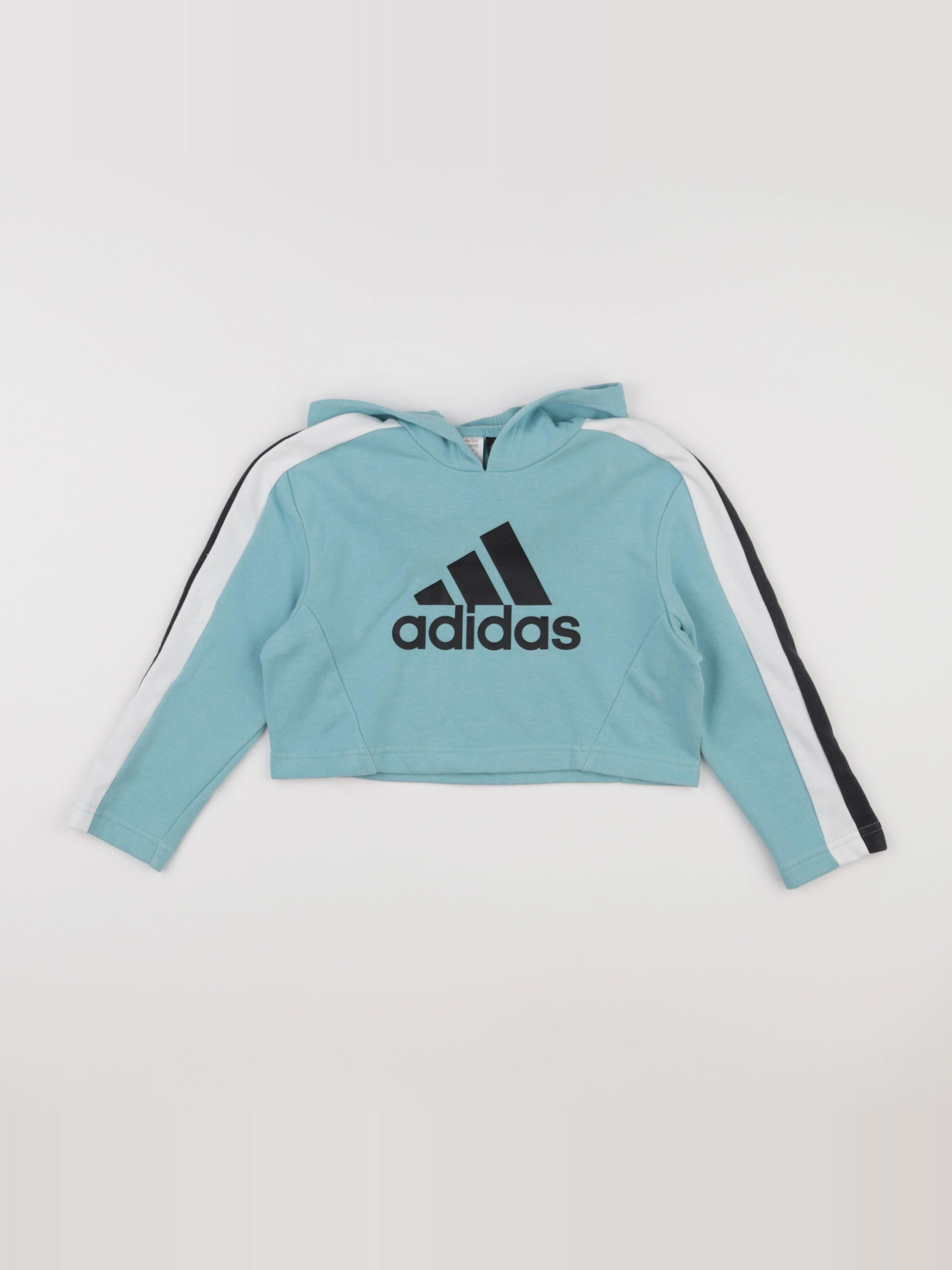 Adidas - sweat bleu - 5/6 ans