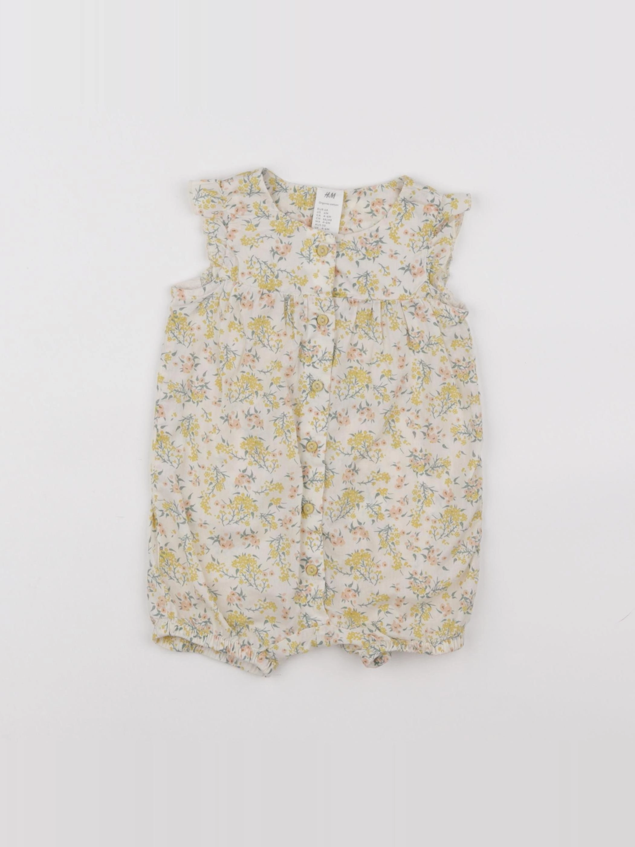 H&M - combinaison multicolore - 3/6 mois