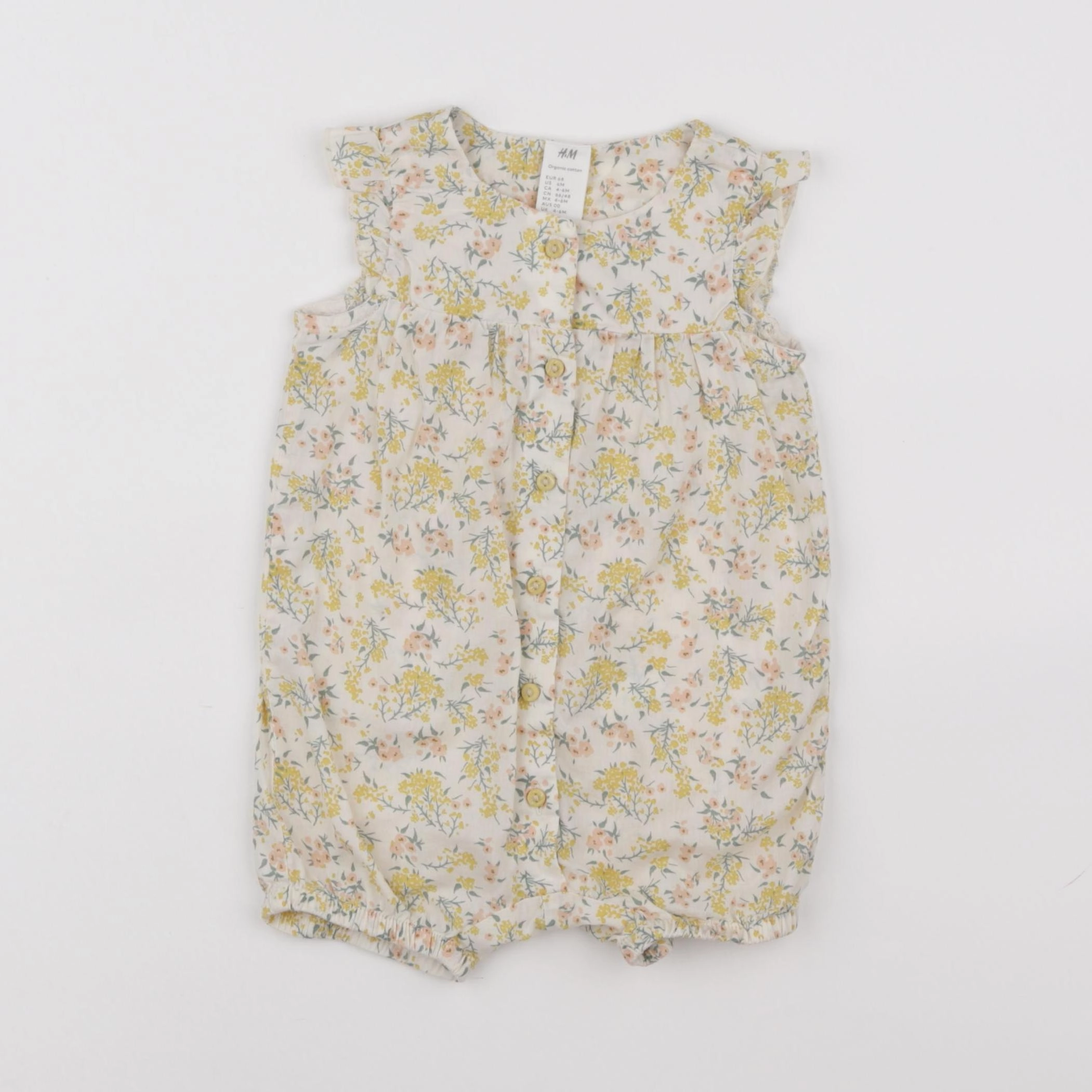 H&M - combinaison multicolore - 3/6 mois