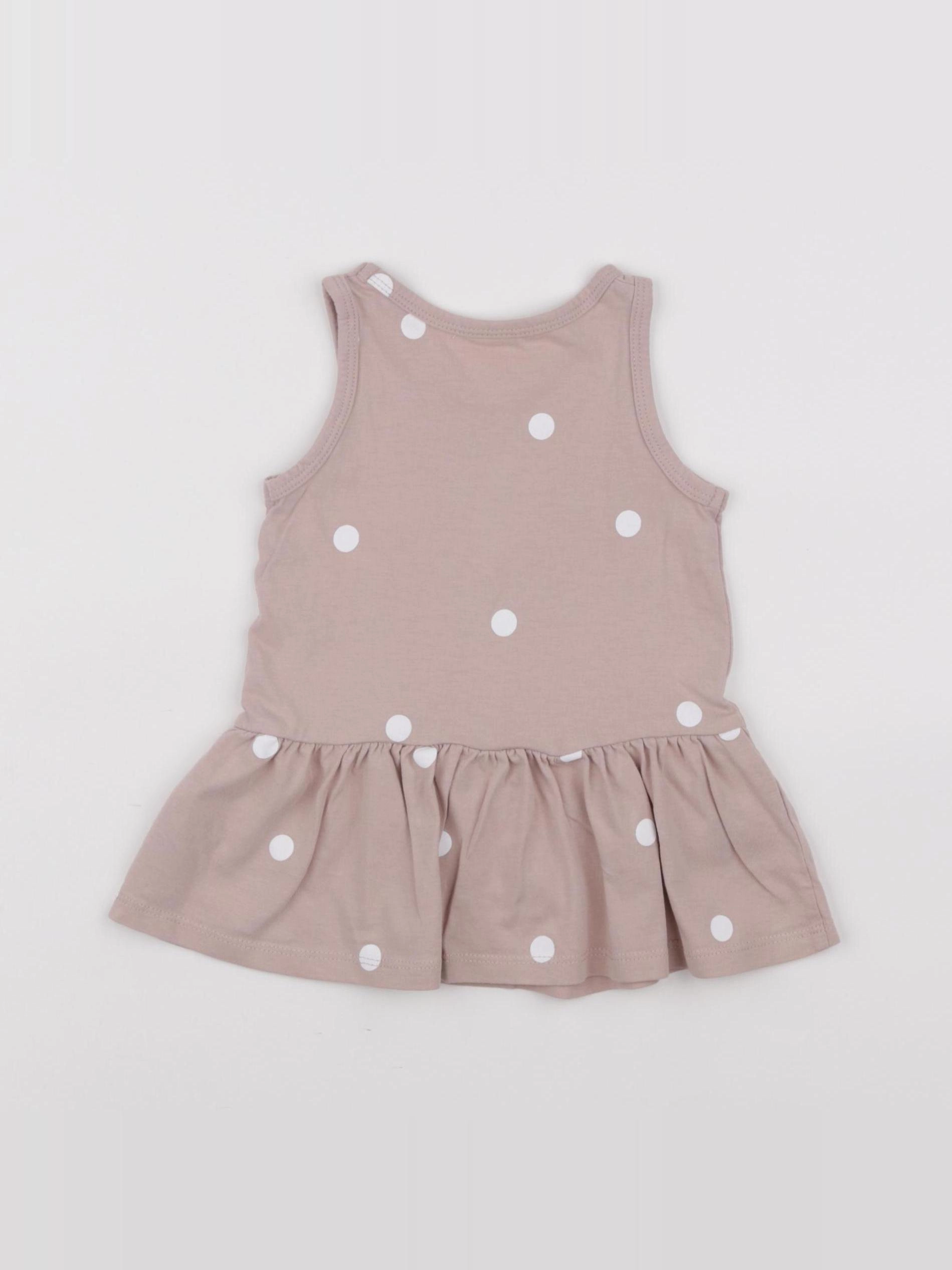 H&M - robe rose - 3/6 mois