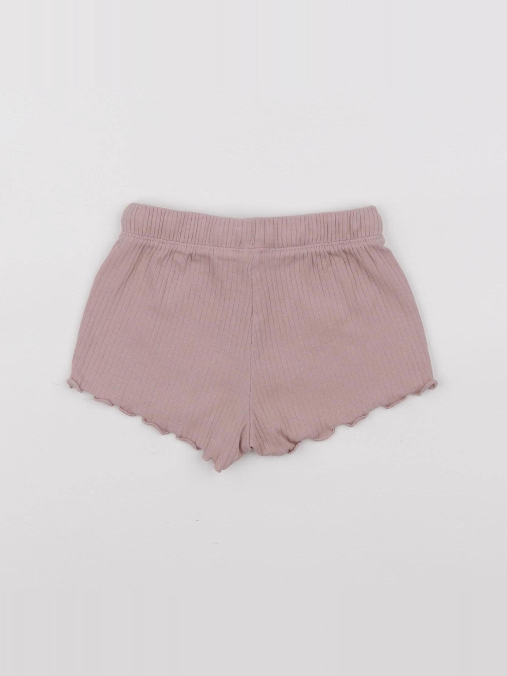 H&M - short rose - 3/6 mois