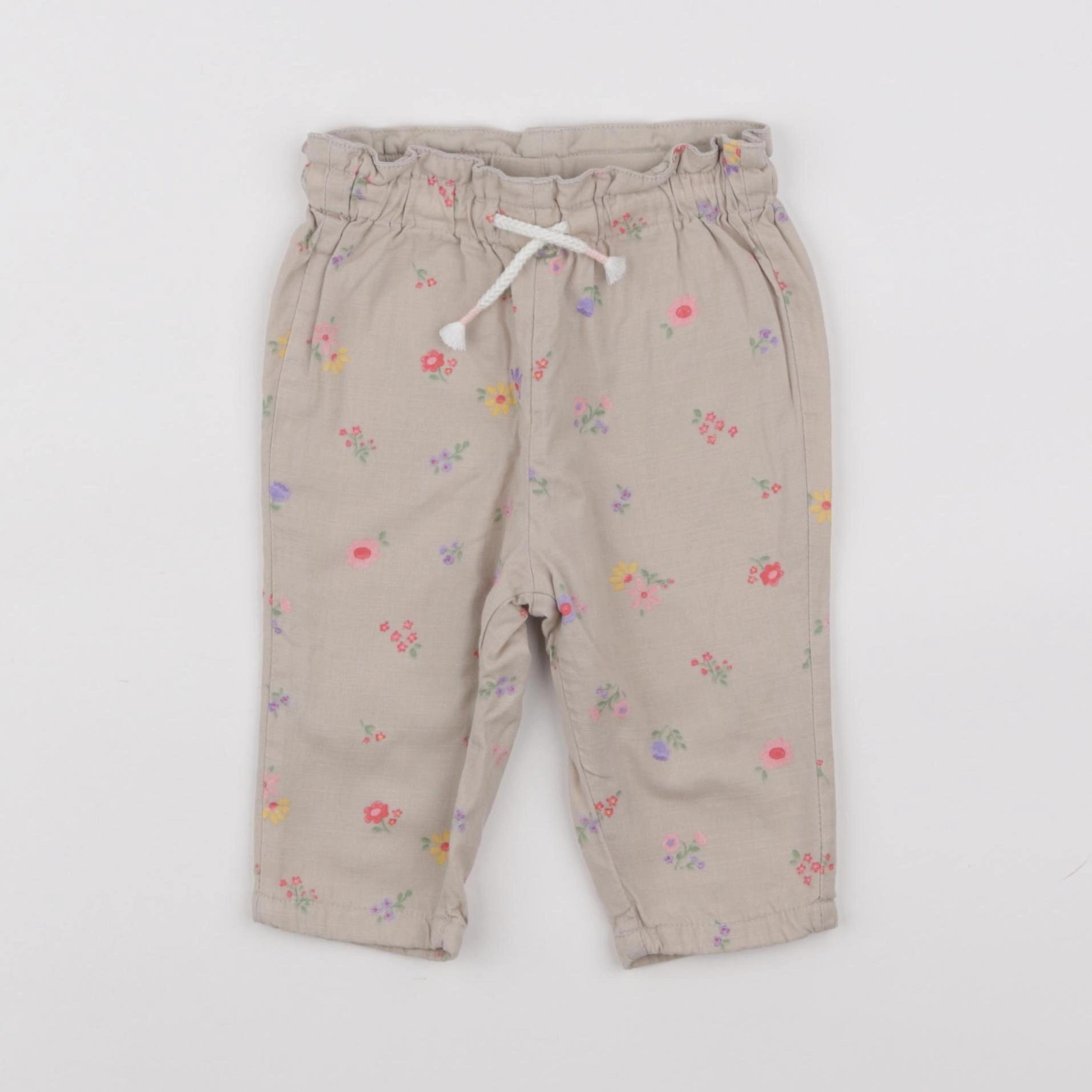 H&M - pantalon beige - 3/6 mois