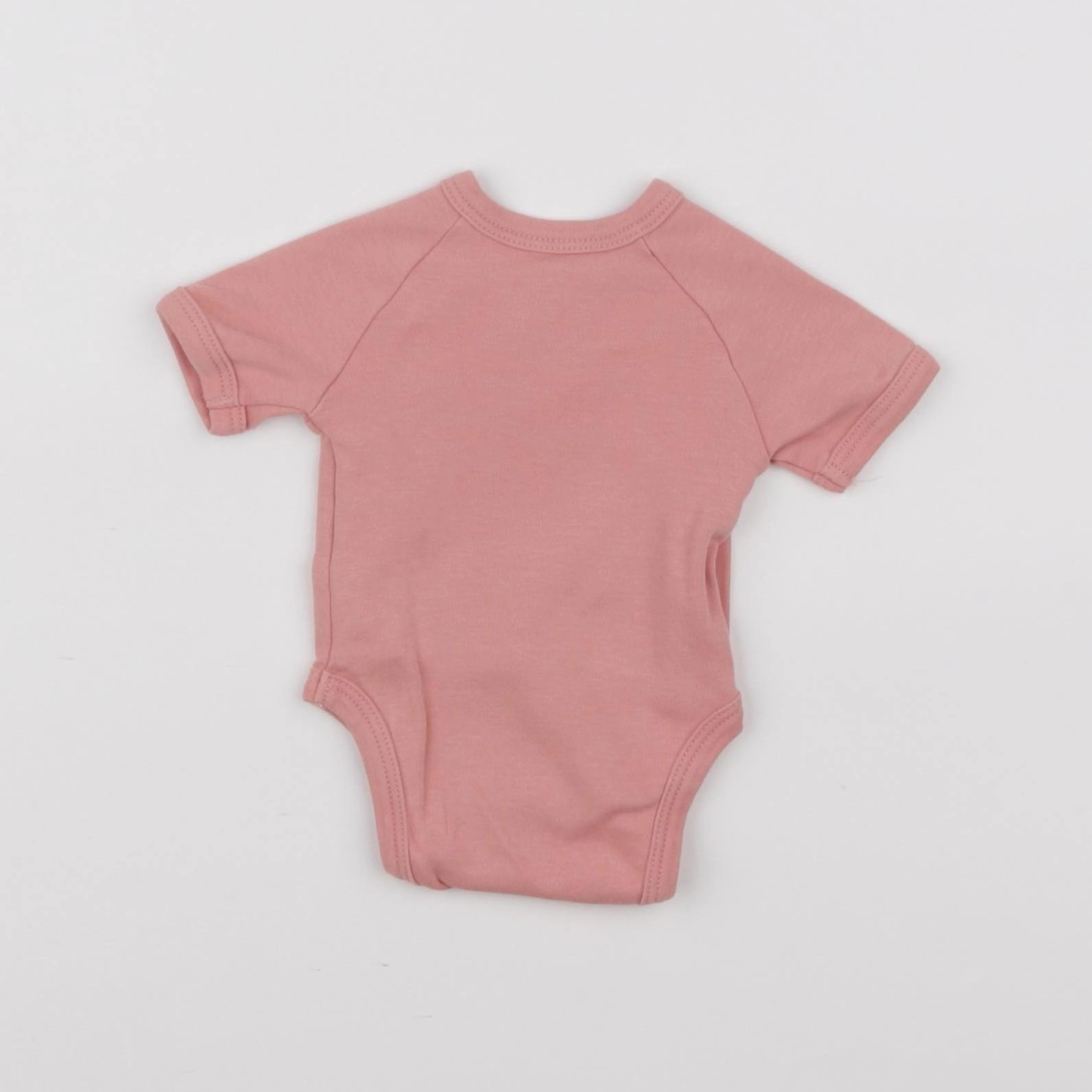 Vertbaudet - body rose - 0 mois