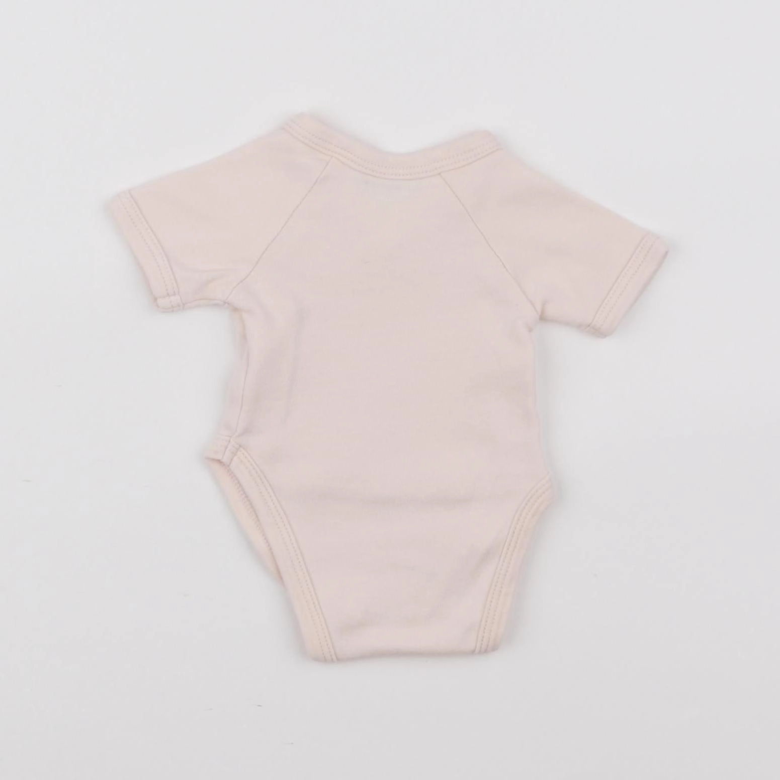 Vertbaudet - body rose - 0 mois