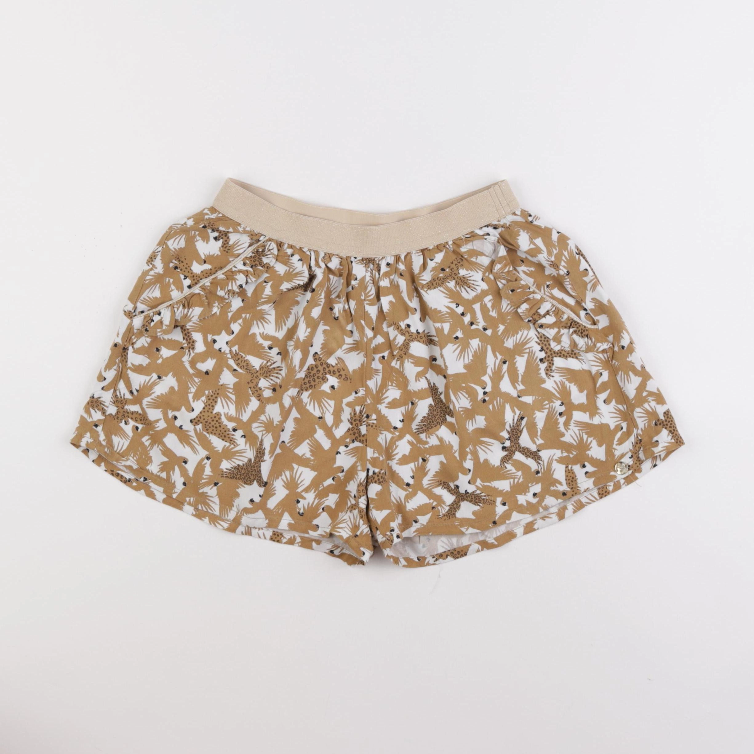 IKKS - short jaune - 10 ans