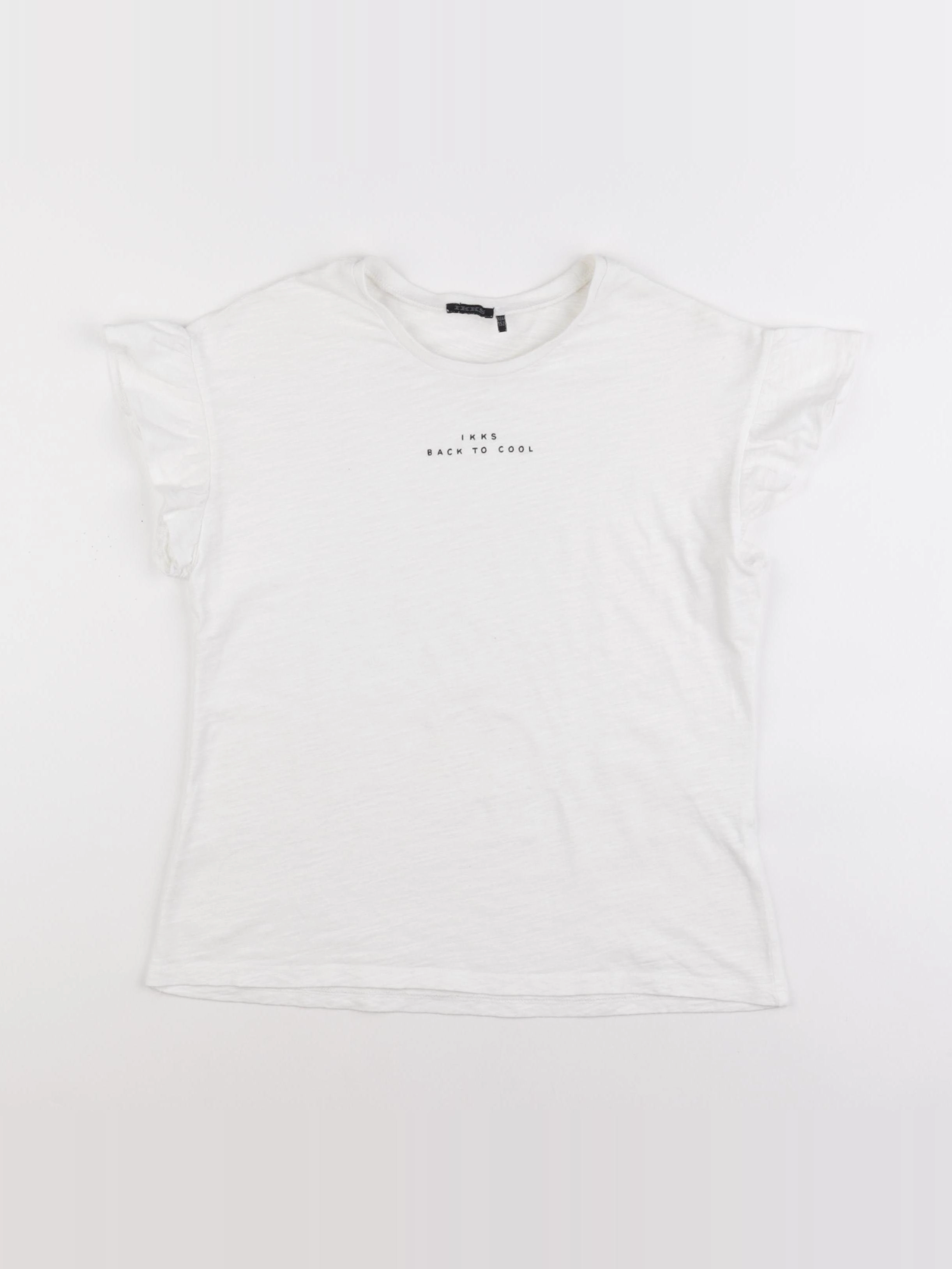 IKKS - tee-shirt blanc - 12 ans