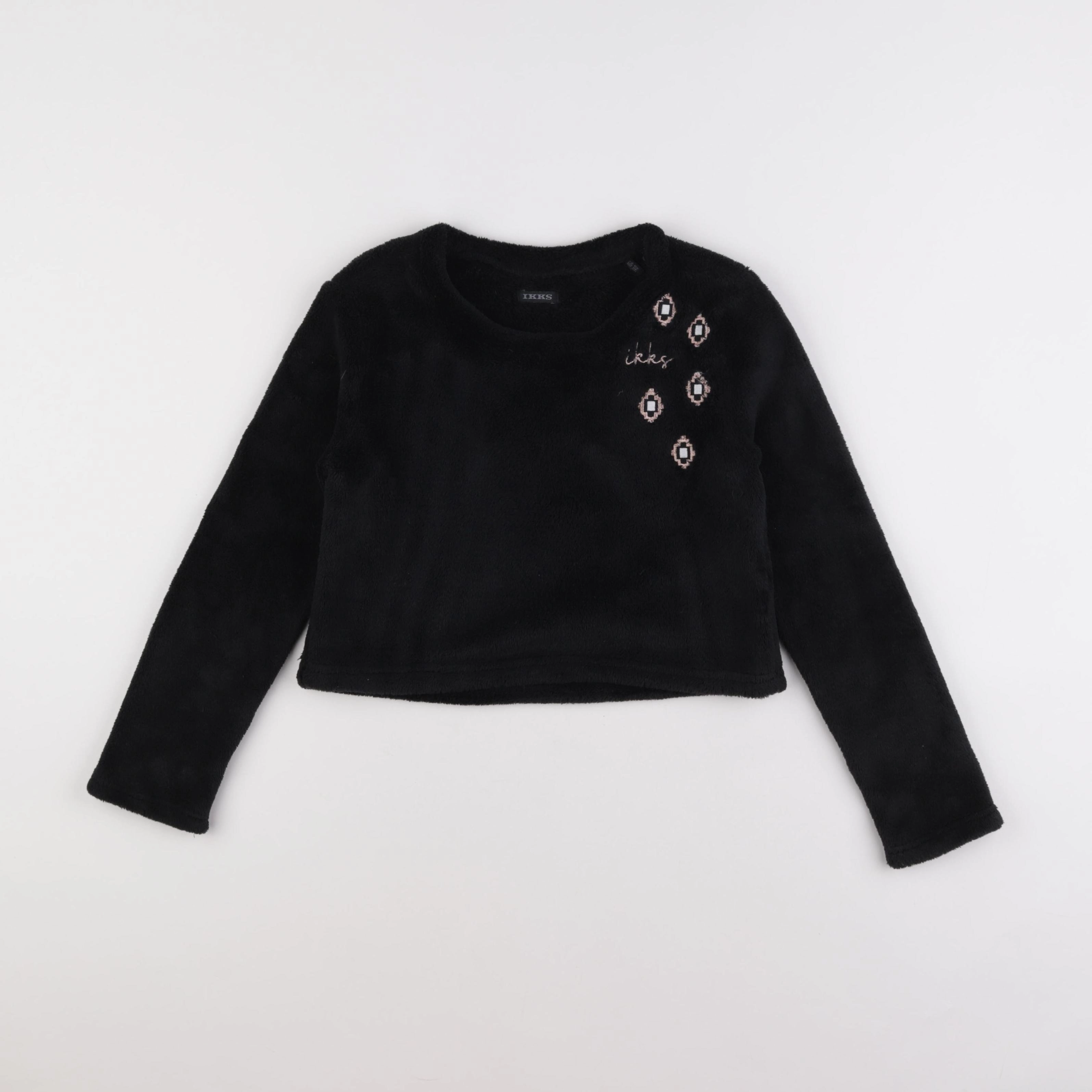 IKKS - pull noir - 10 ans