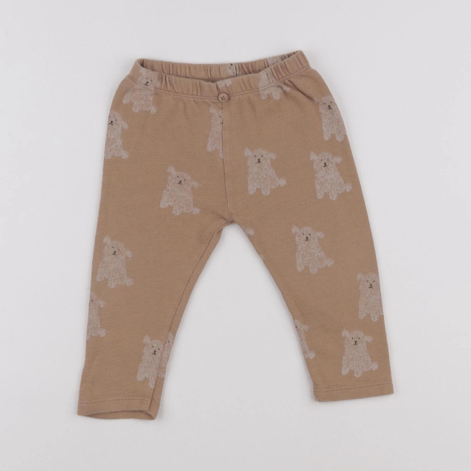 Zara - legging marron - 9/12 mois