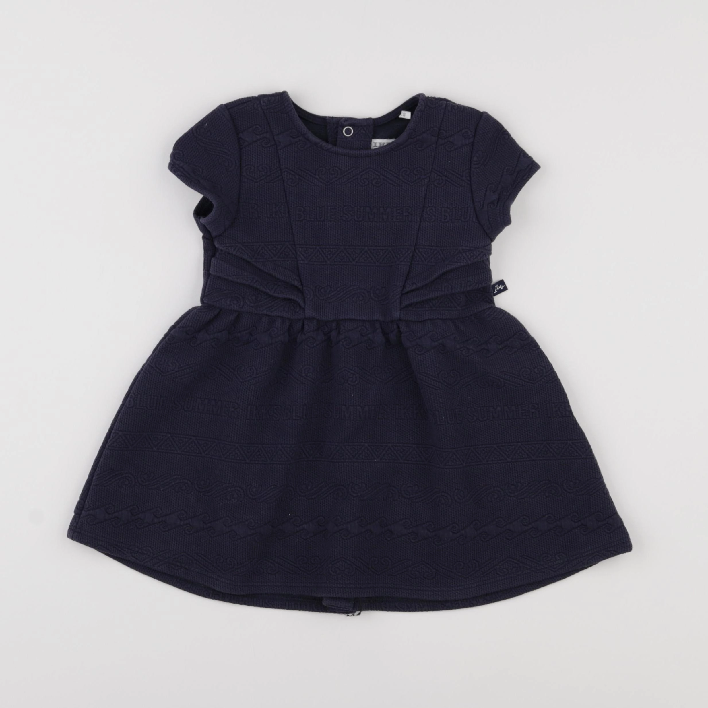 IKKS - robe bleu - 2 ans