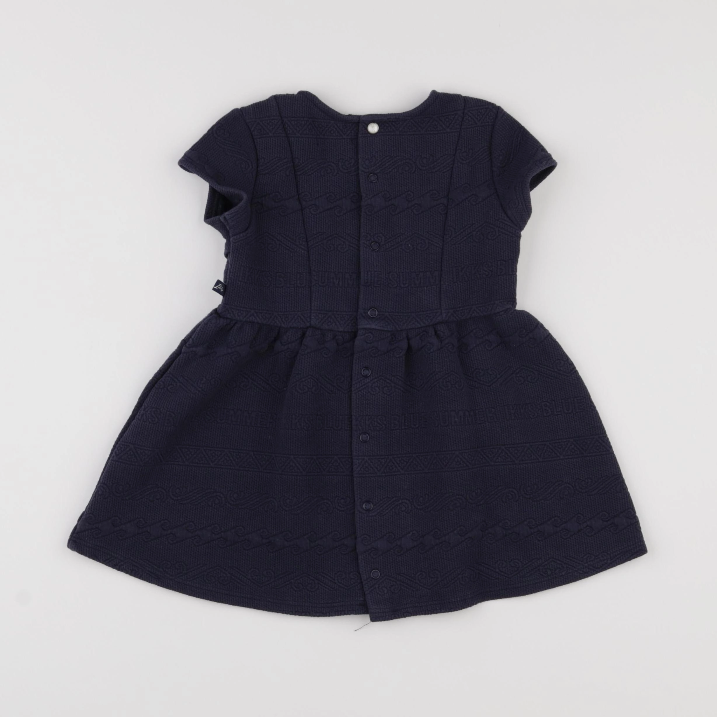 IKKS - robe bleu - 2 ans