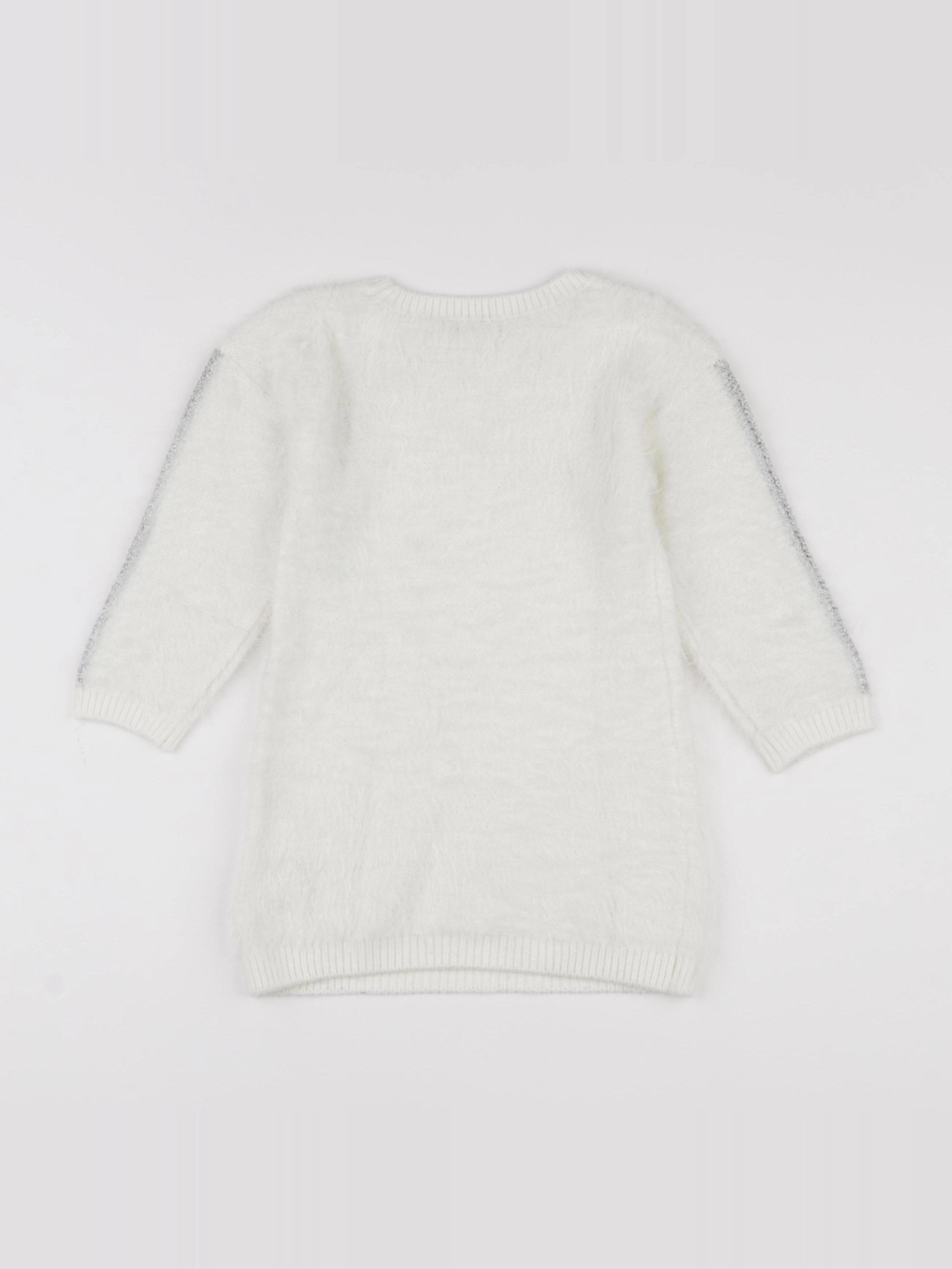 IKKS - robe blanc - 2 ans