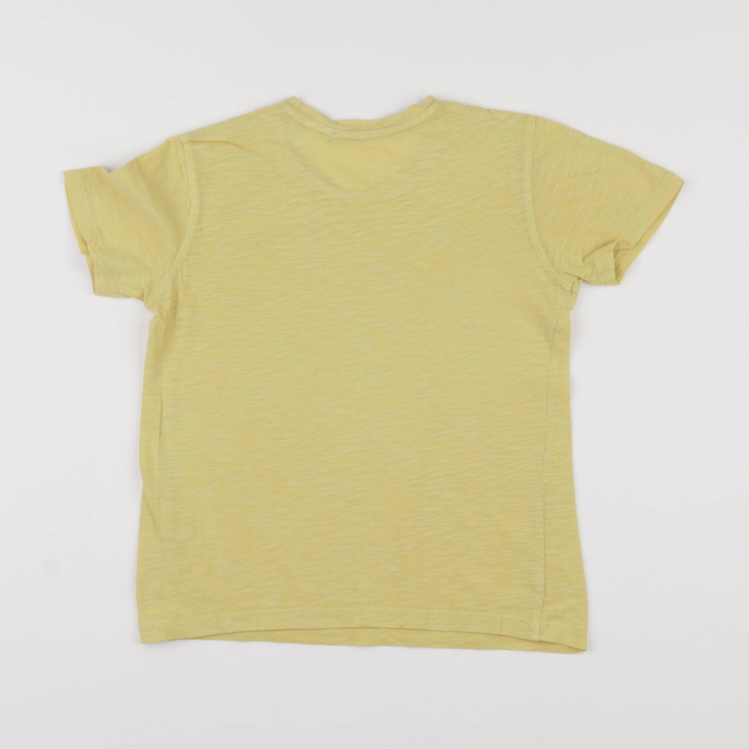 IKKS - tee-shirt jaune - 6 ans