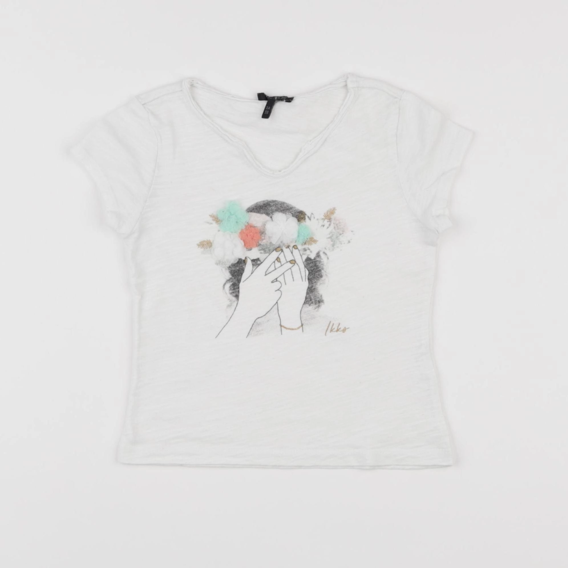 IKKS - tee-shirt blanc - 3 ans