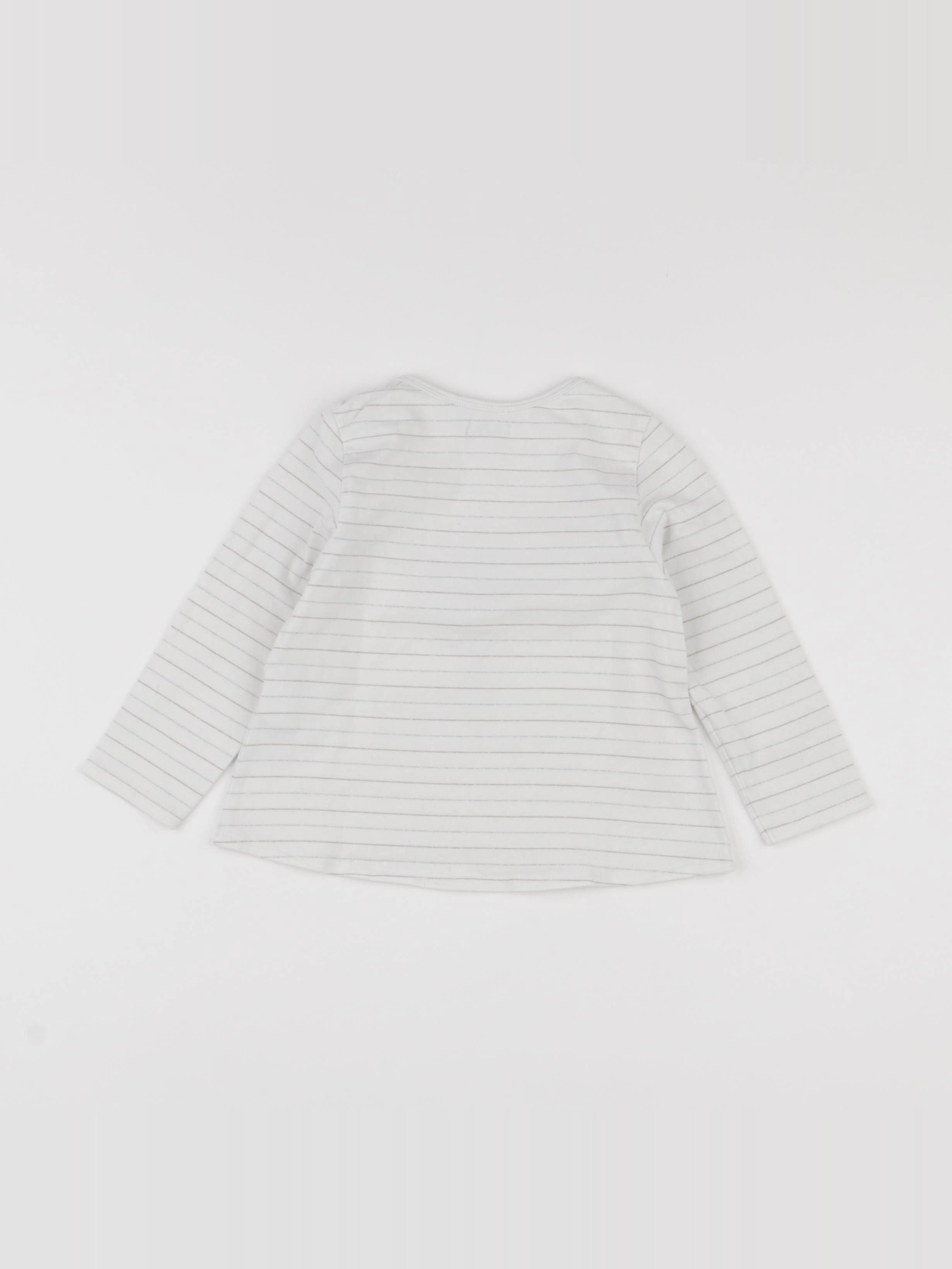 IKKS - tee-shirt beige - 2 ans