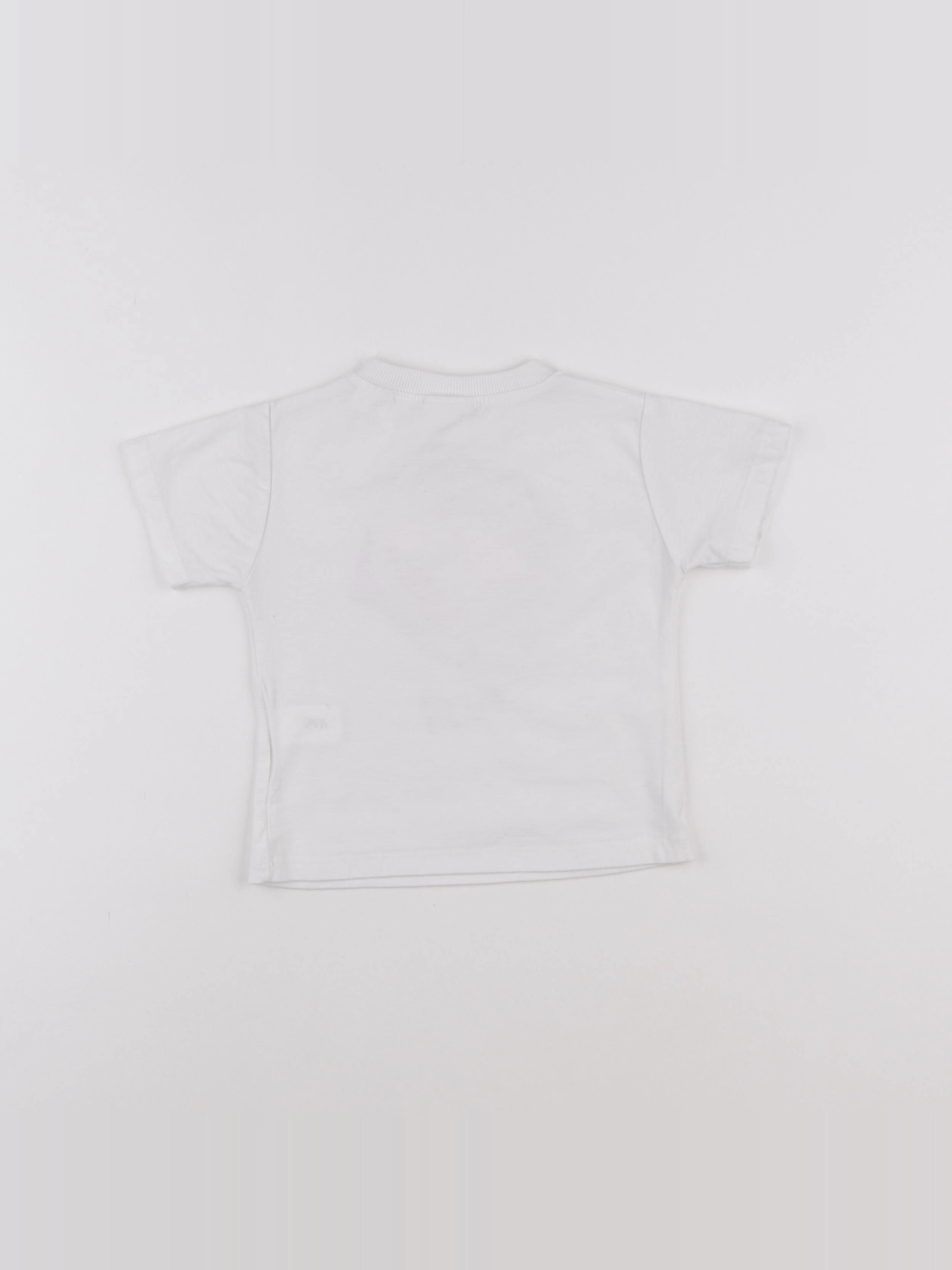 Zara - tee-shirt blanc - 18 mois