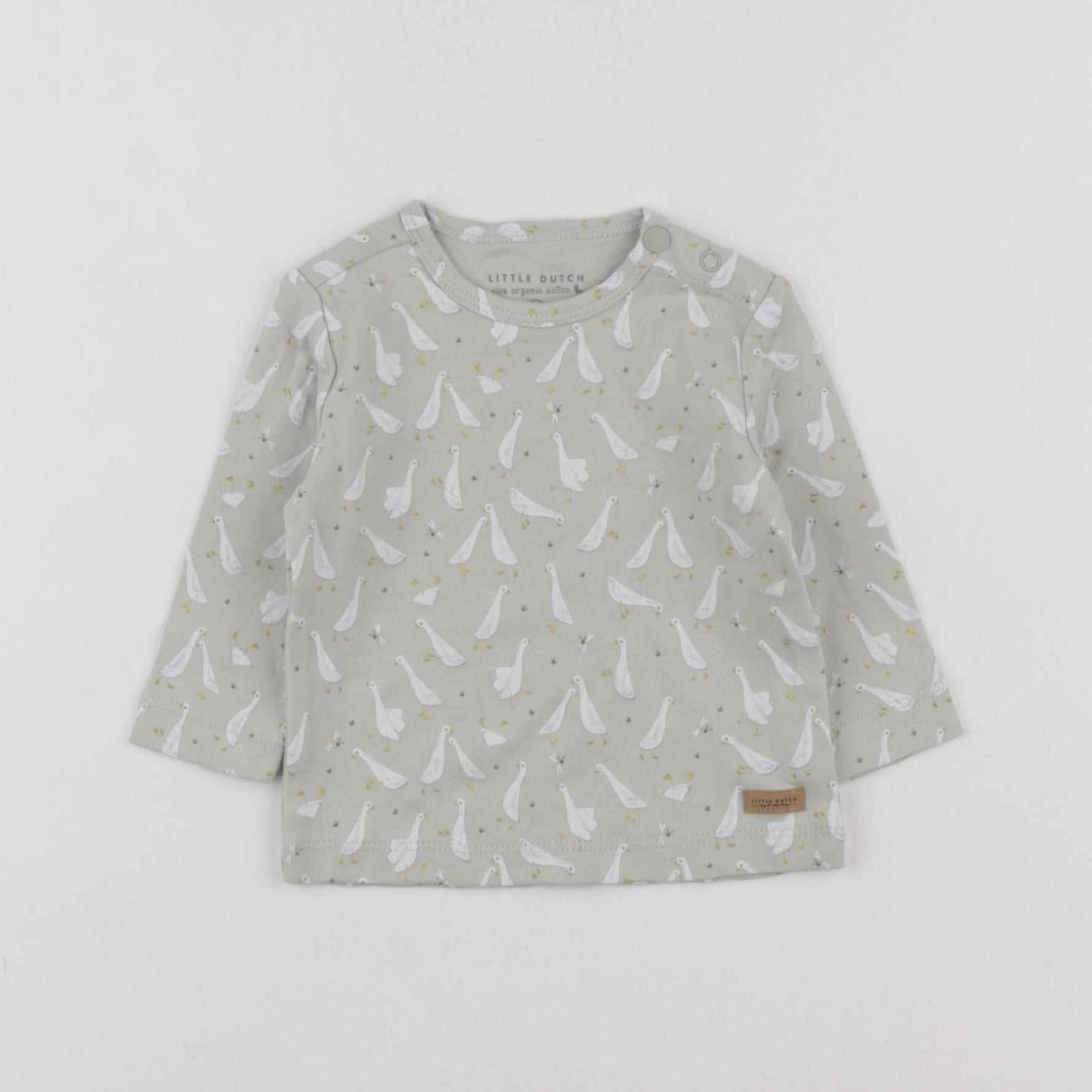 Little Dutch - tee-shirt vert - 3 mois