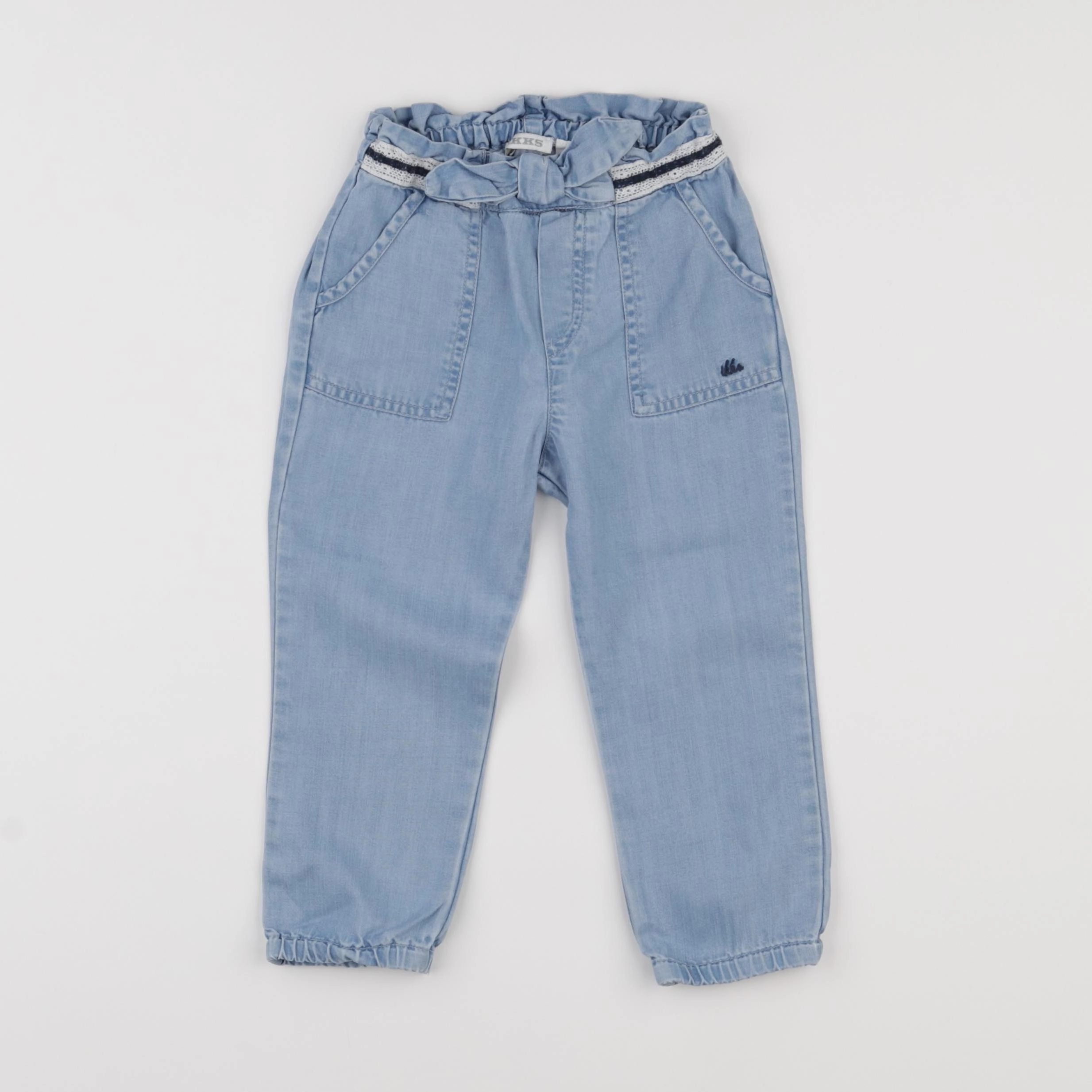 IKKS - pantalon bleu - 2 ans