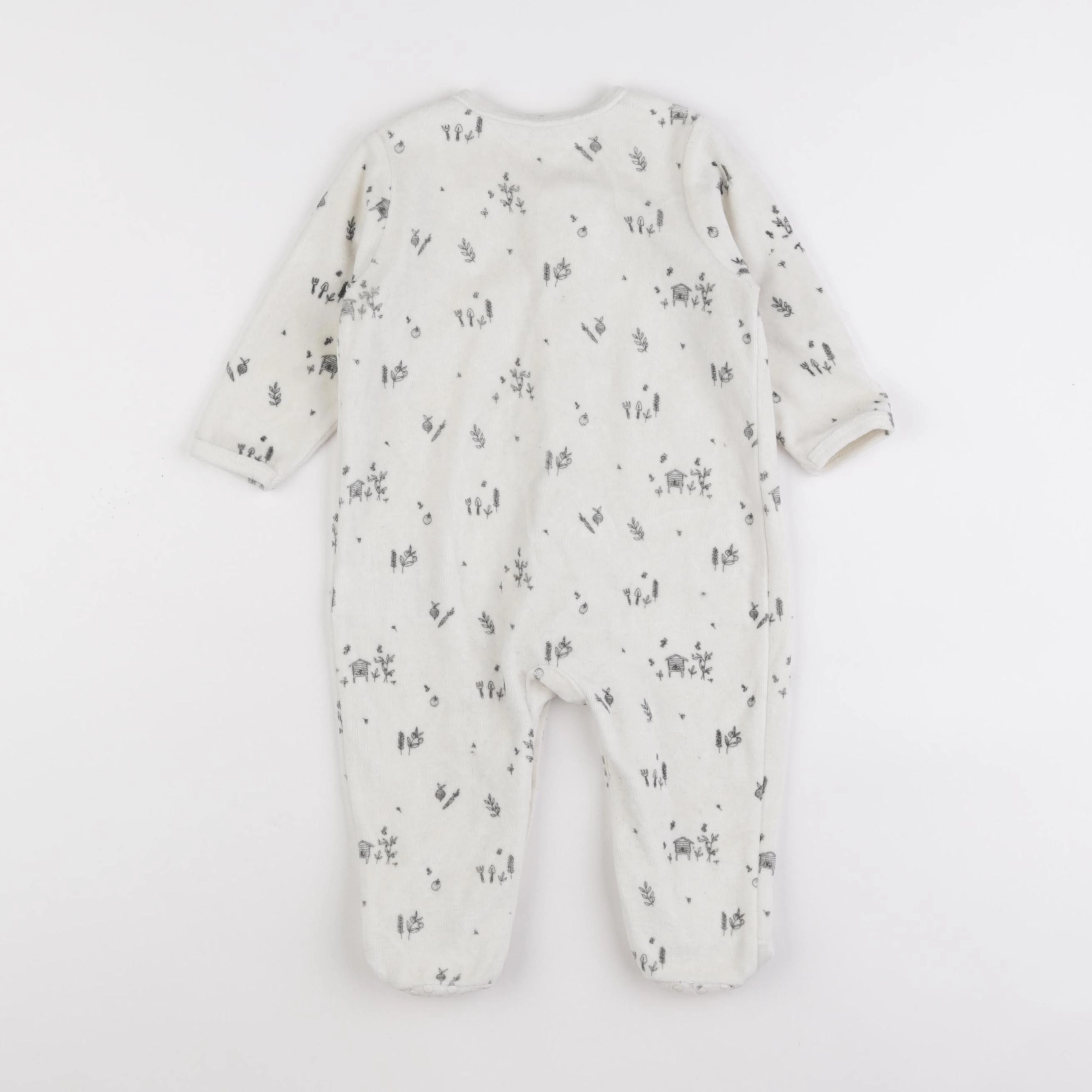 Vertbaudet - pyjama beige - 12 mois