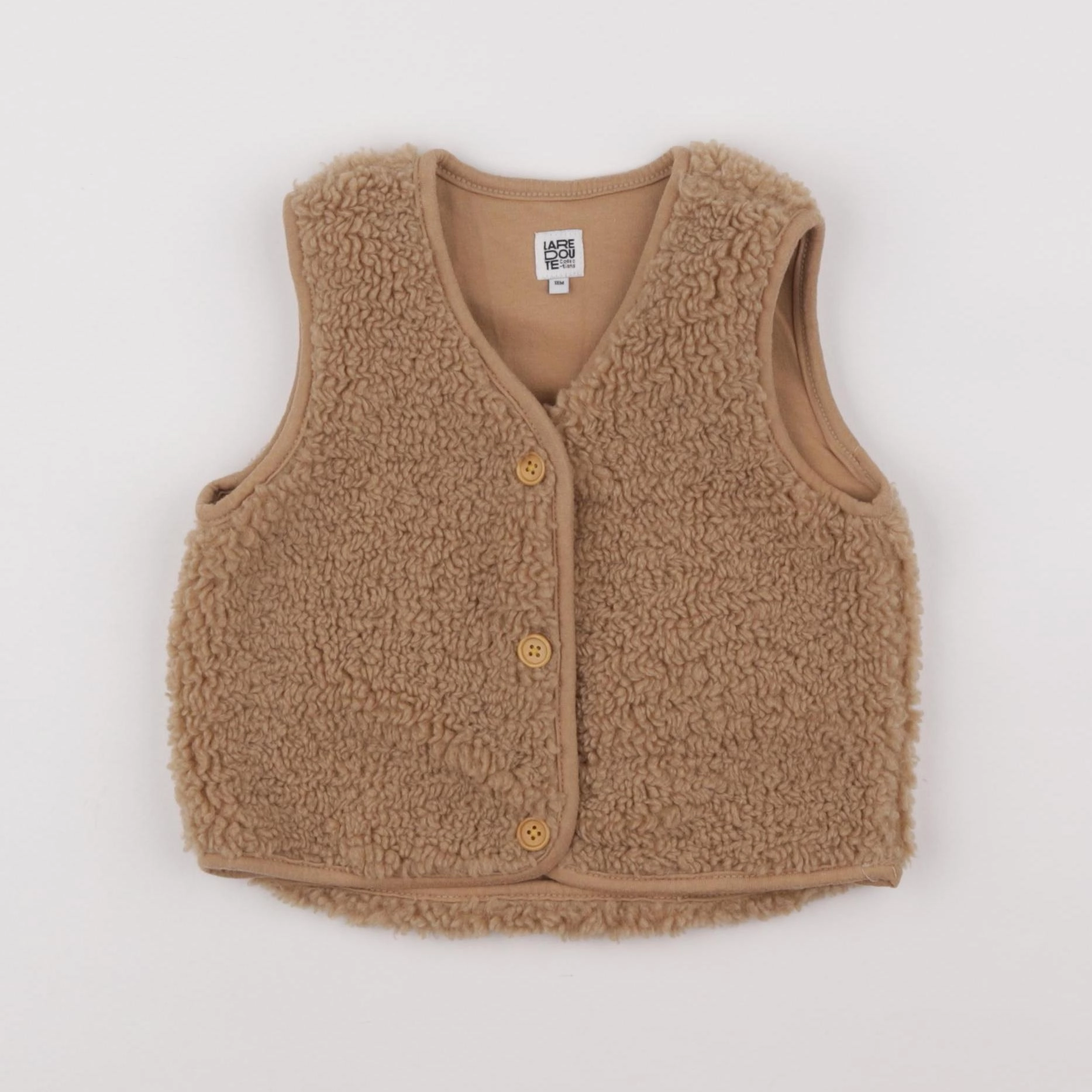 La Redoute - gilet marron - 18 mois