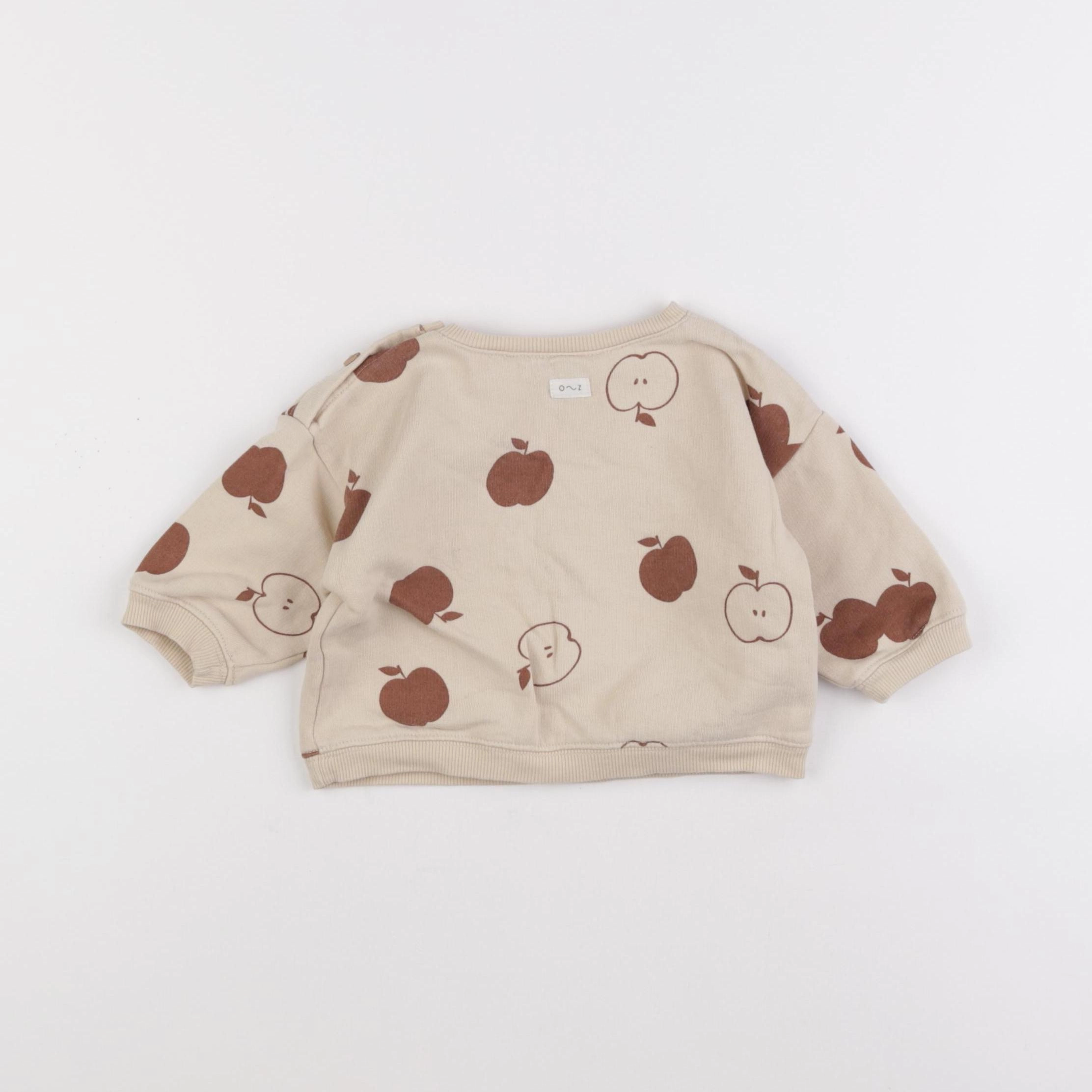 My little cozmo - sweat beige - 3/6 mois