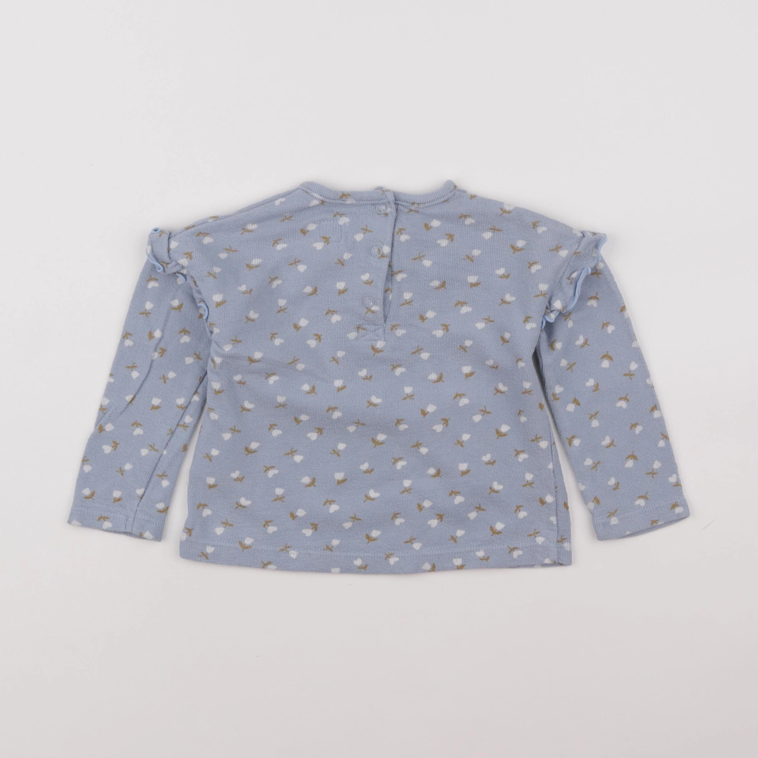 La Redoute - tee-shirt bleu - 18 mois