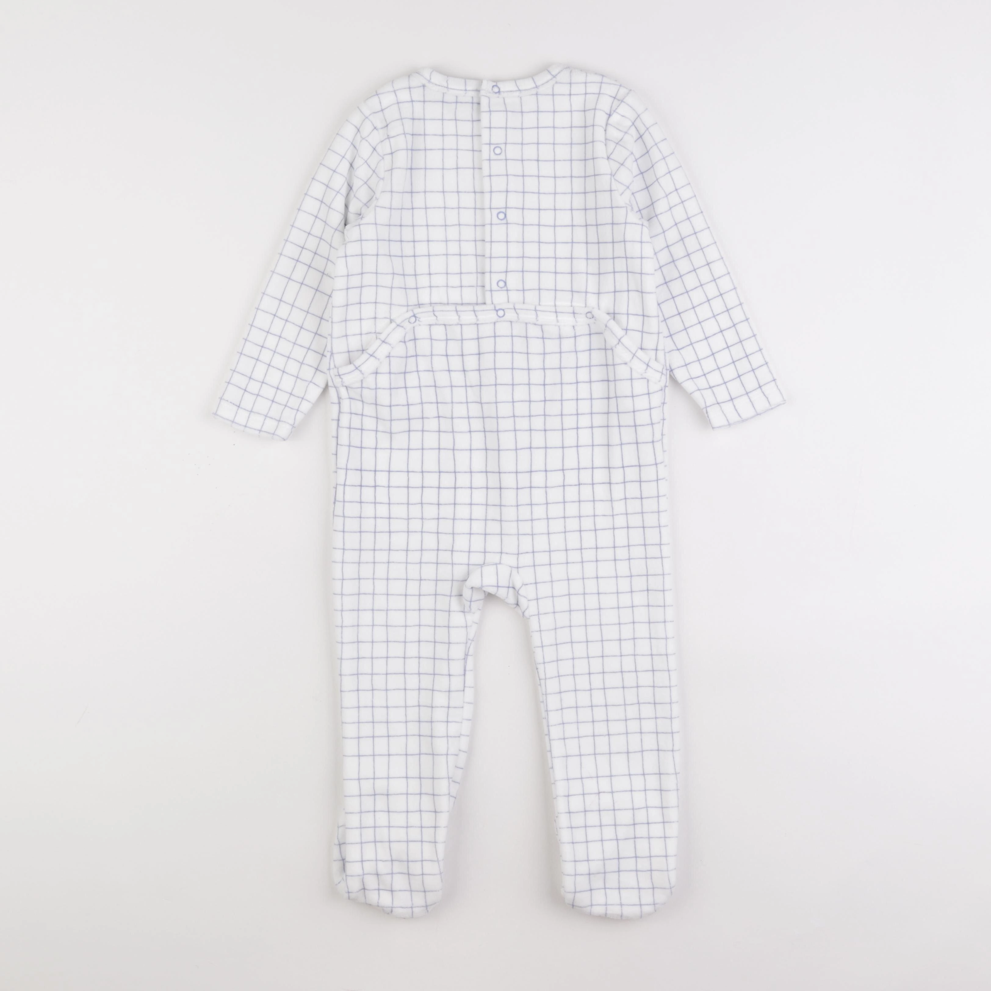 Boutchou - pyjama velours blanc - 24 mois