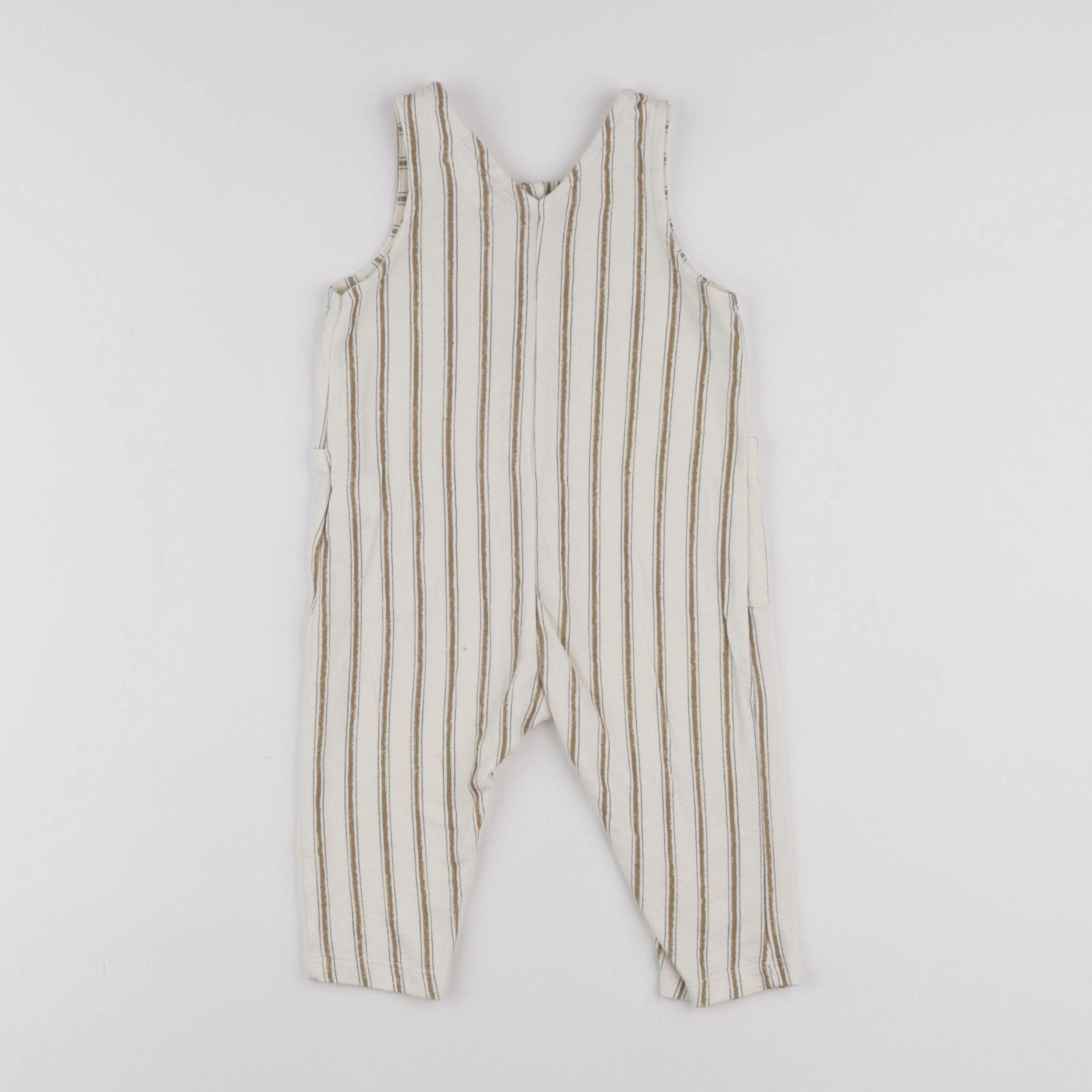 Zara - salopette beige - 9/12 mois