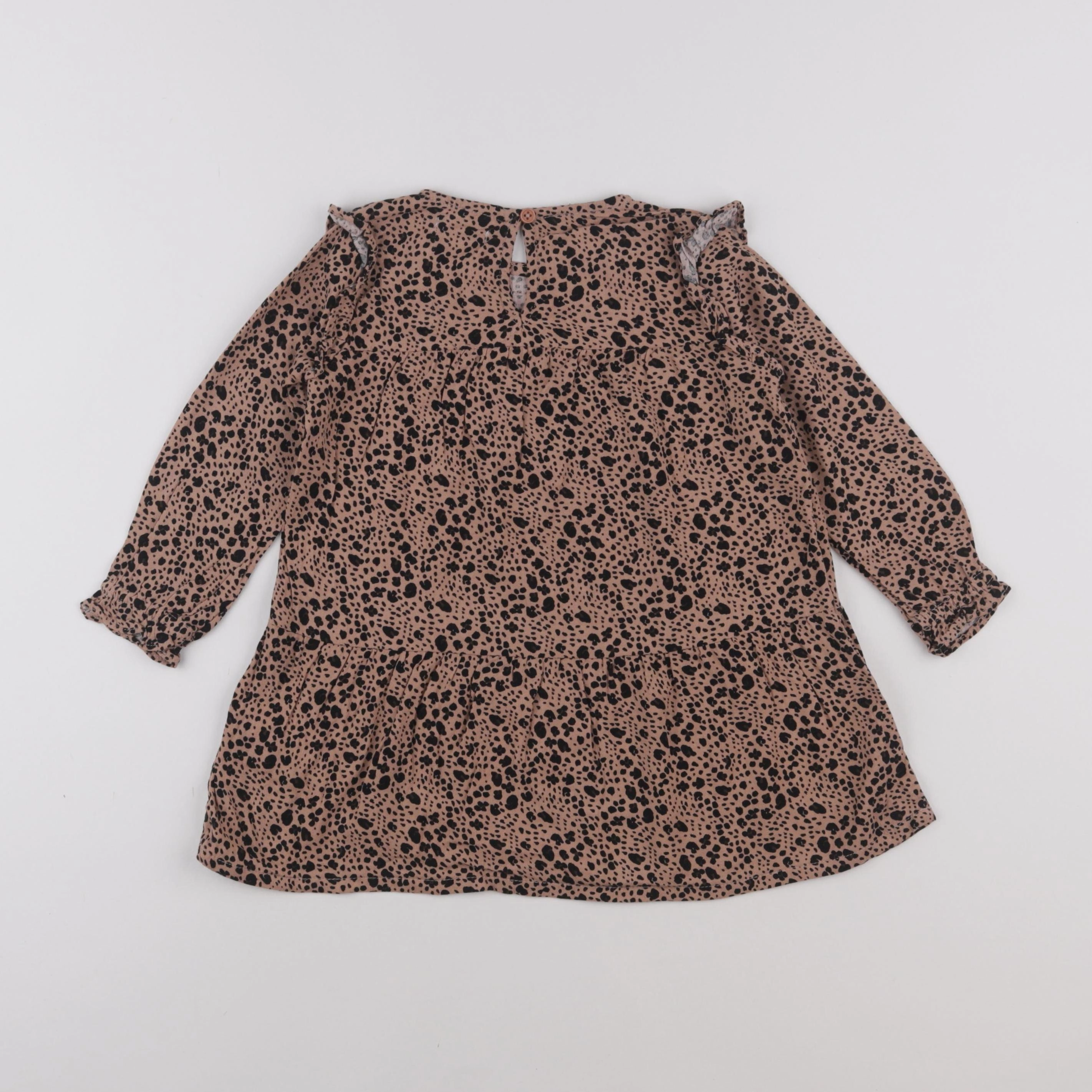 Vertbaudet - robe marron - 3 ans