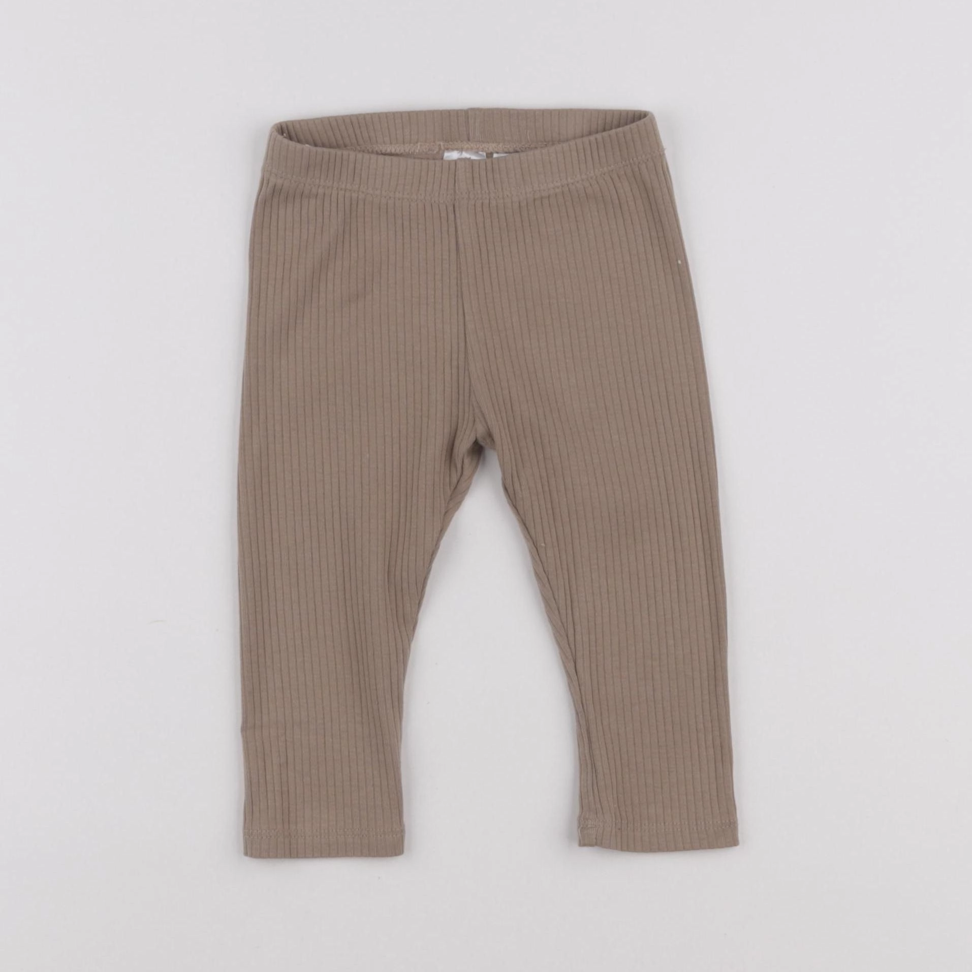 H&M - legging marron - 9/12 mois