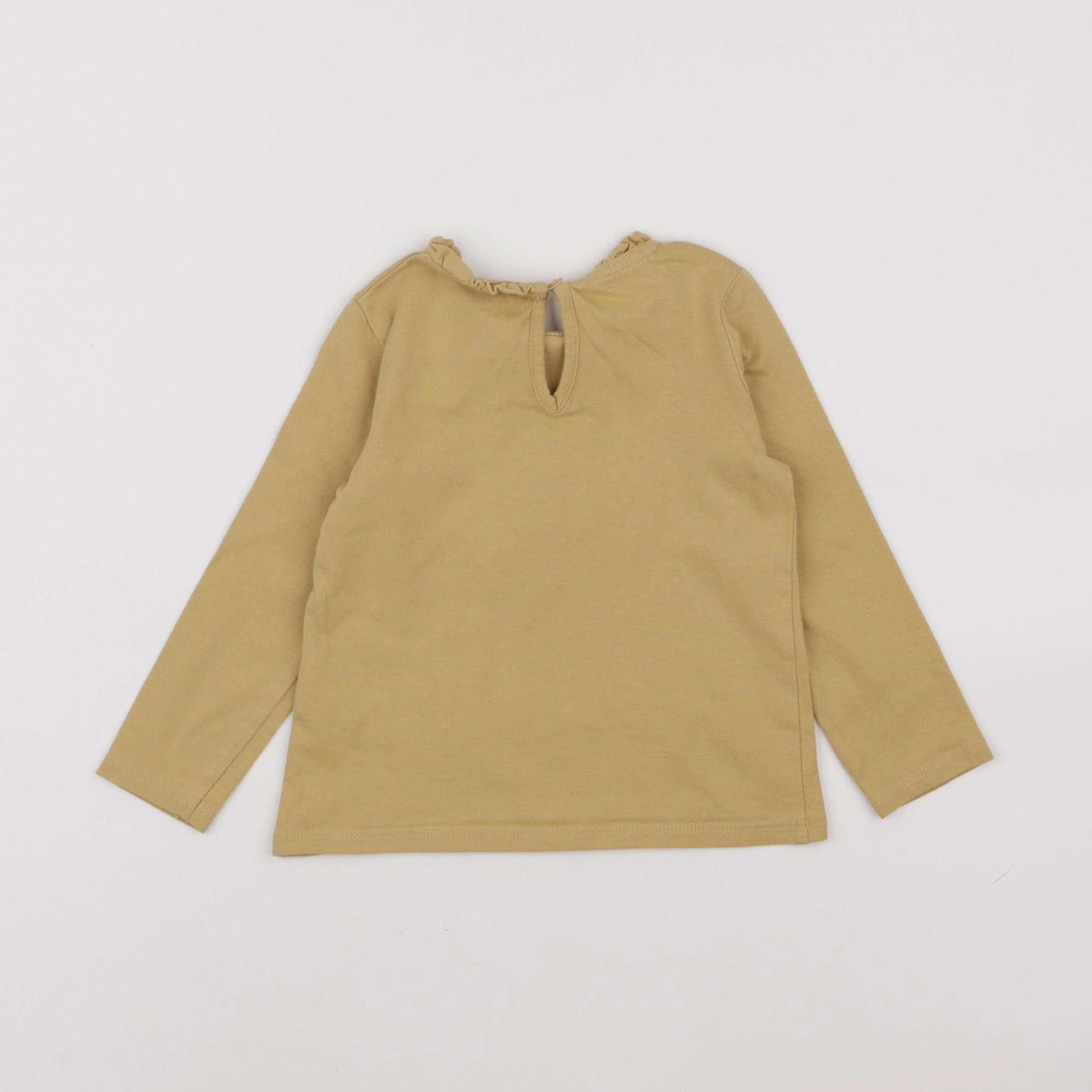 Vertbaudet - tee-shirt jaune - 2 ans