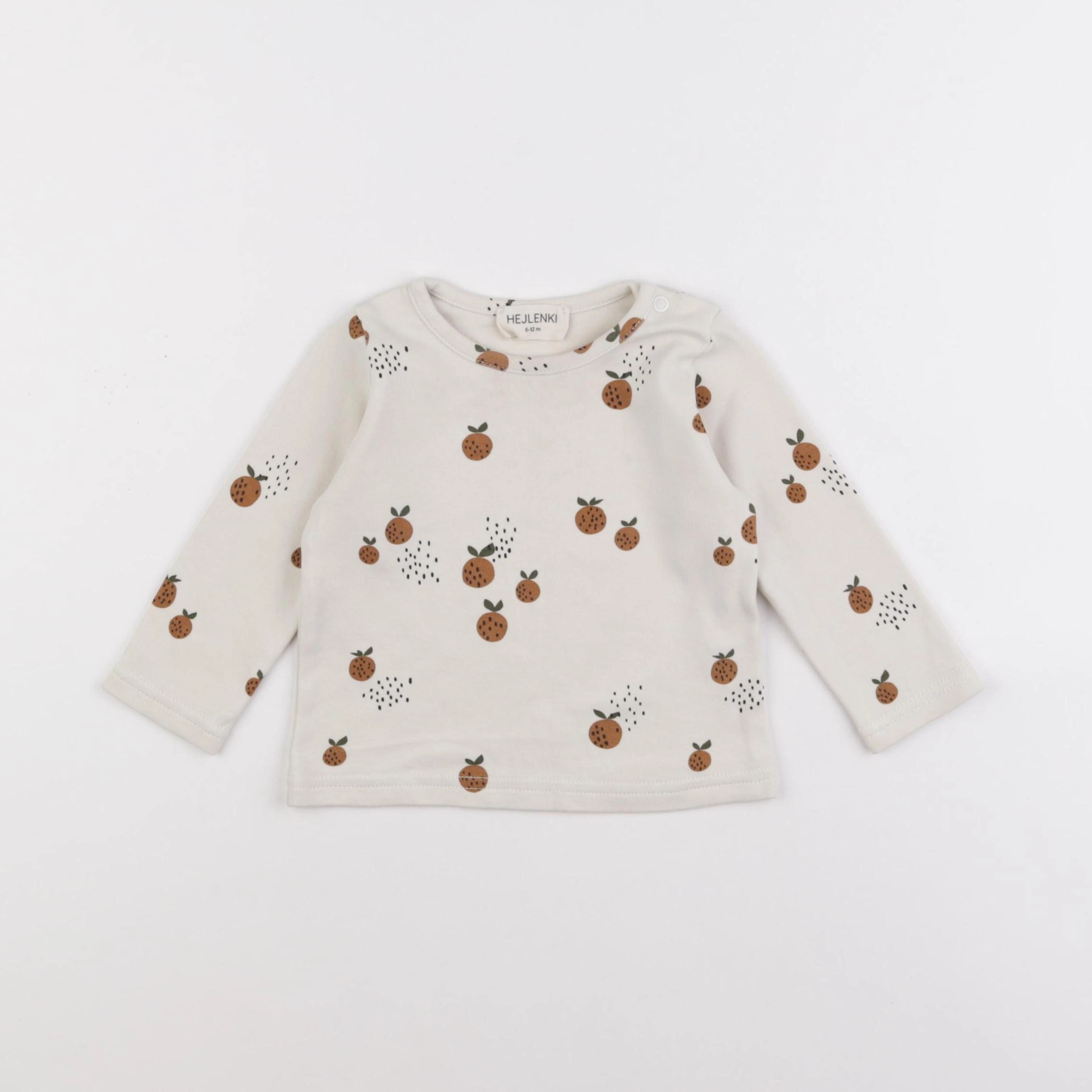 Hejlenki - tee-shirt beige - 6/12 mois