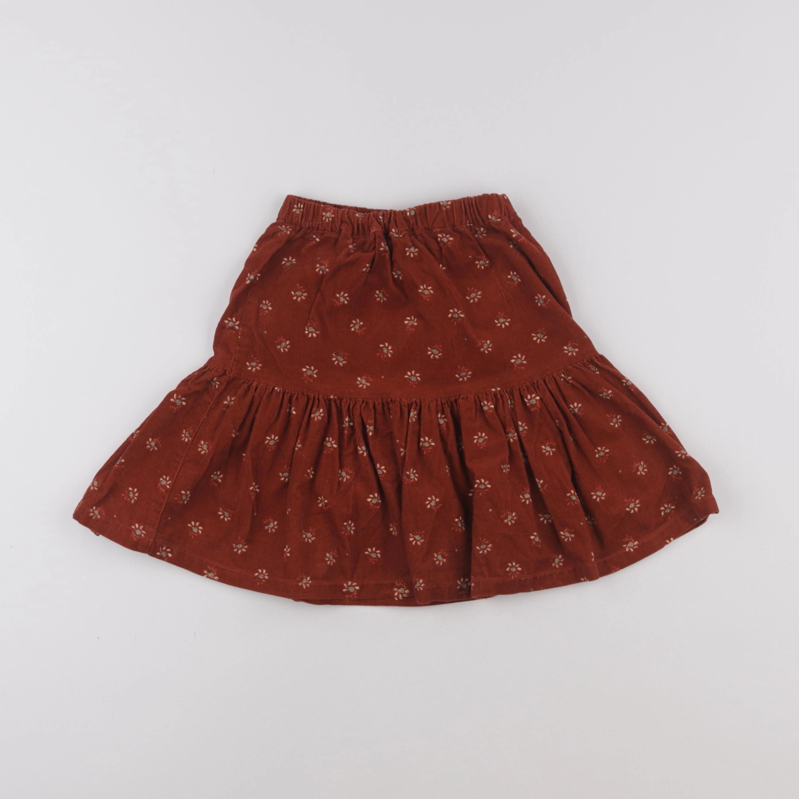 Vertbaudet - jupe rouge - 3 ans