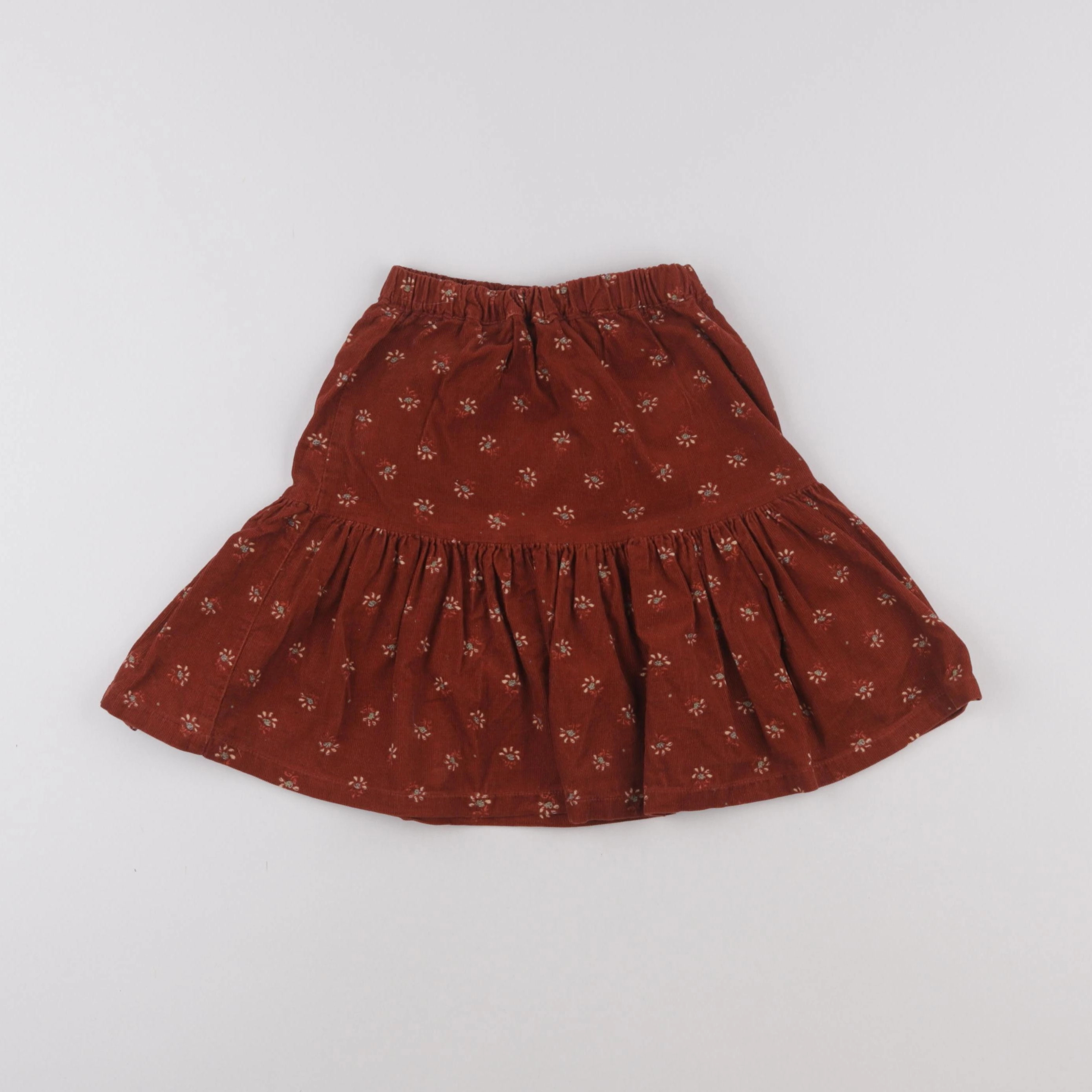 Vertbaudet - jupe rouge - 3 ans