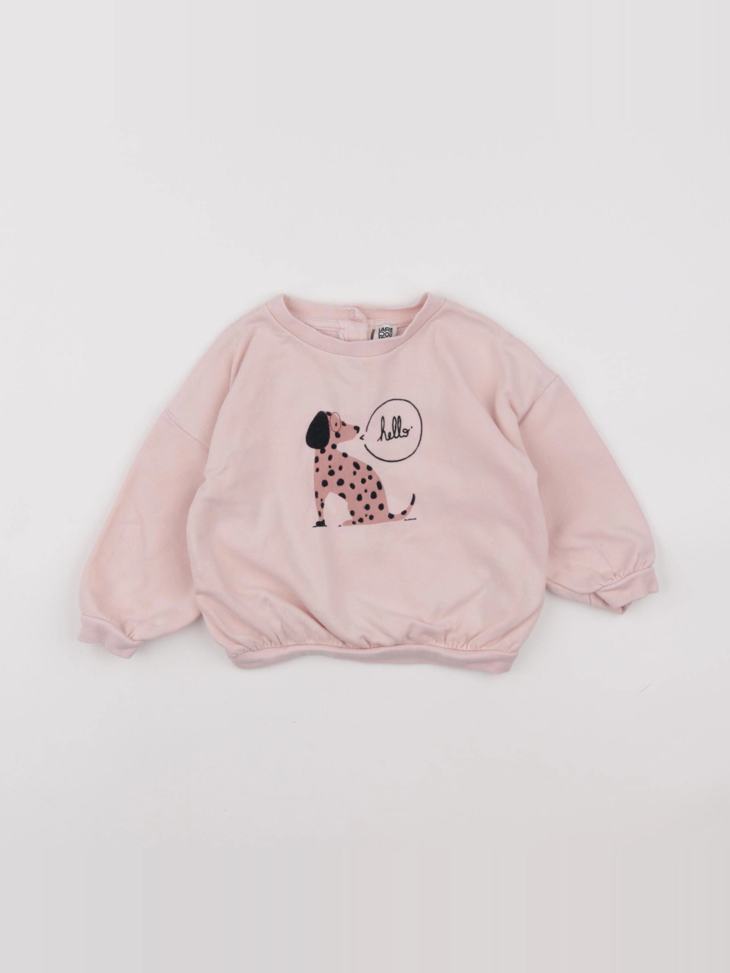 La Redoute - sweat rose - 18 mois