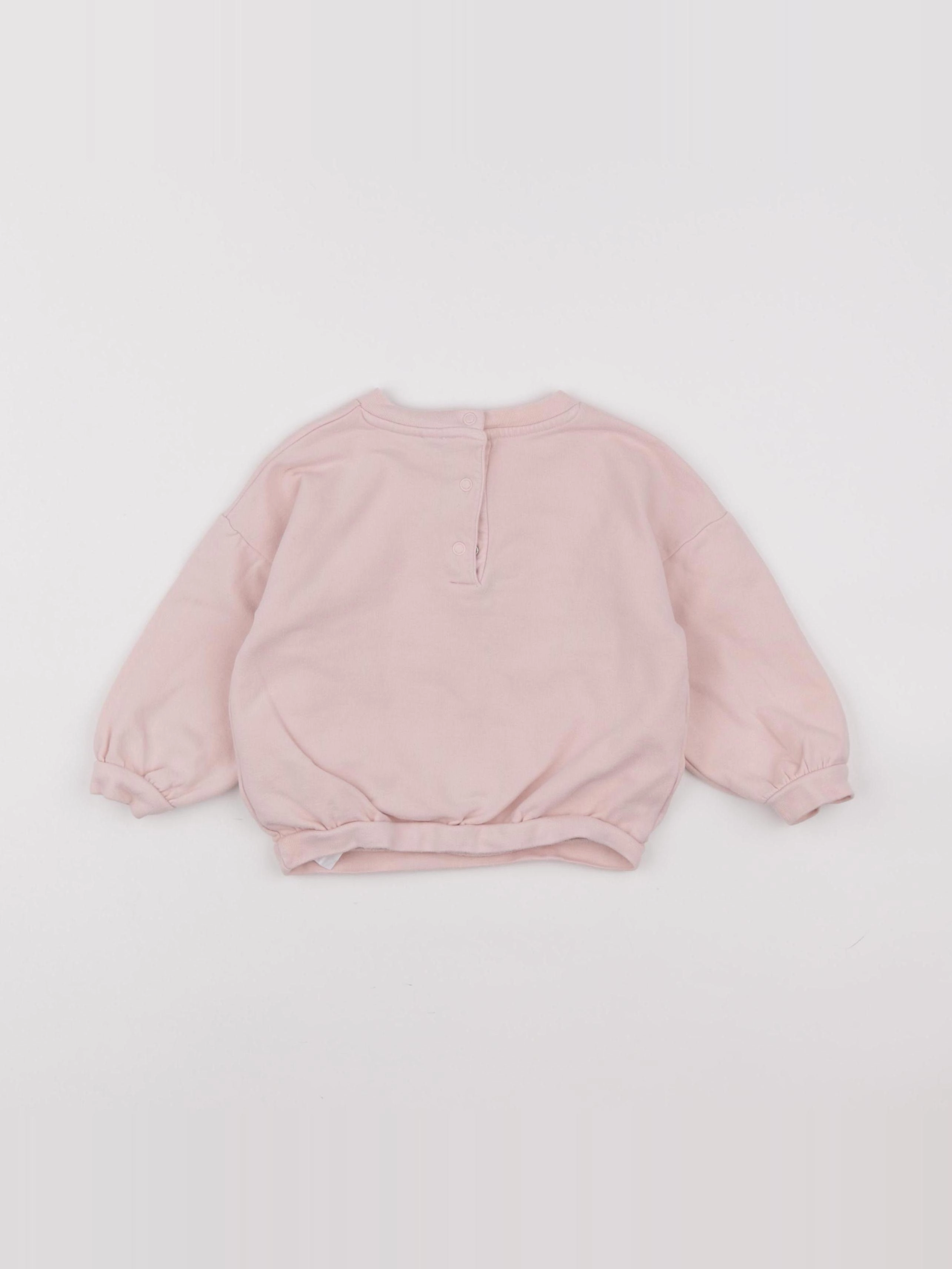 La Redoute - sweat rose - 18 mois