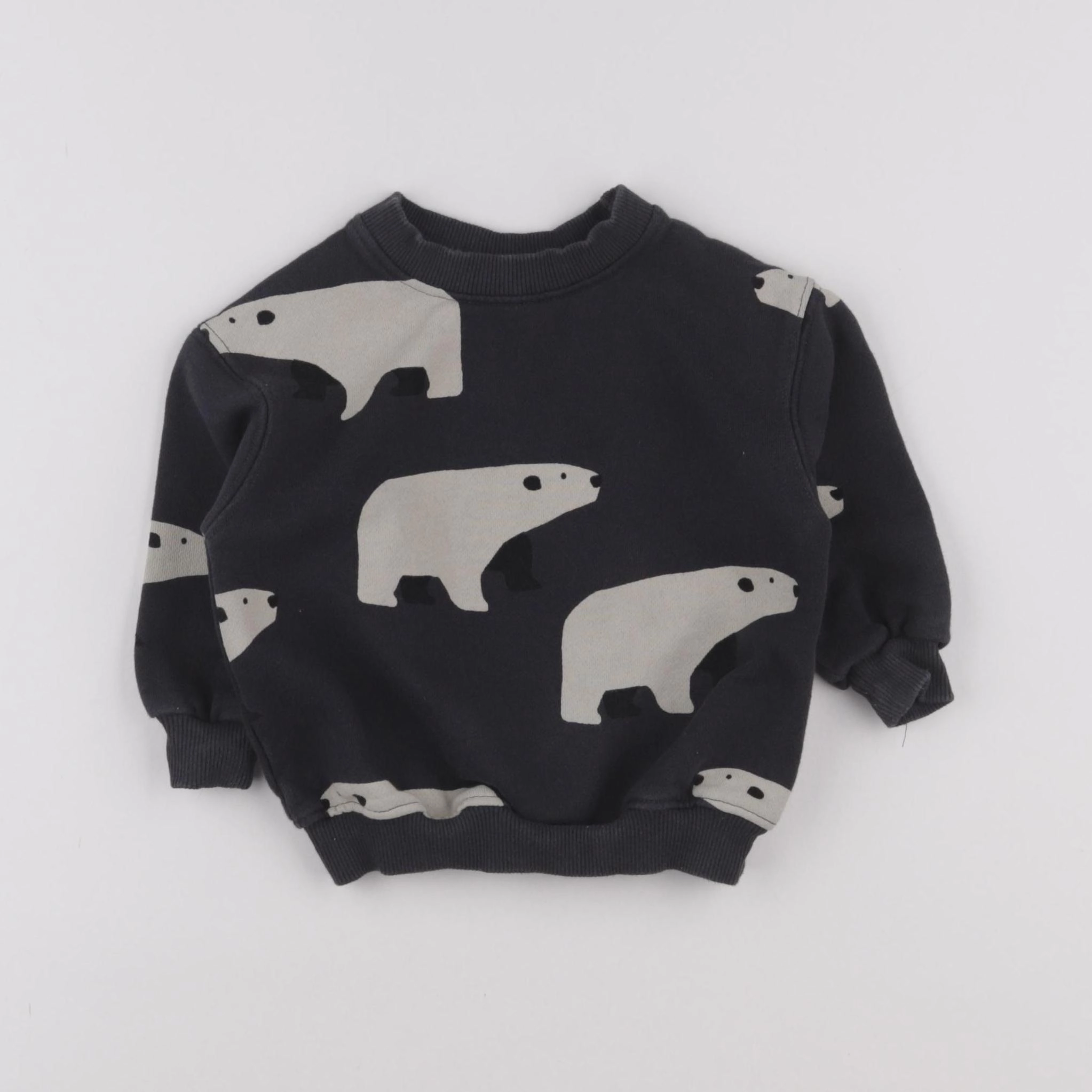 Zara - sweat gris - 9/12 mois