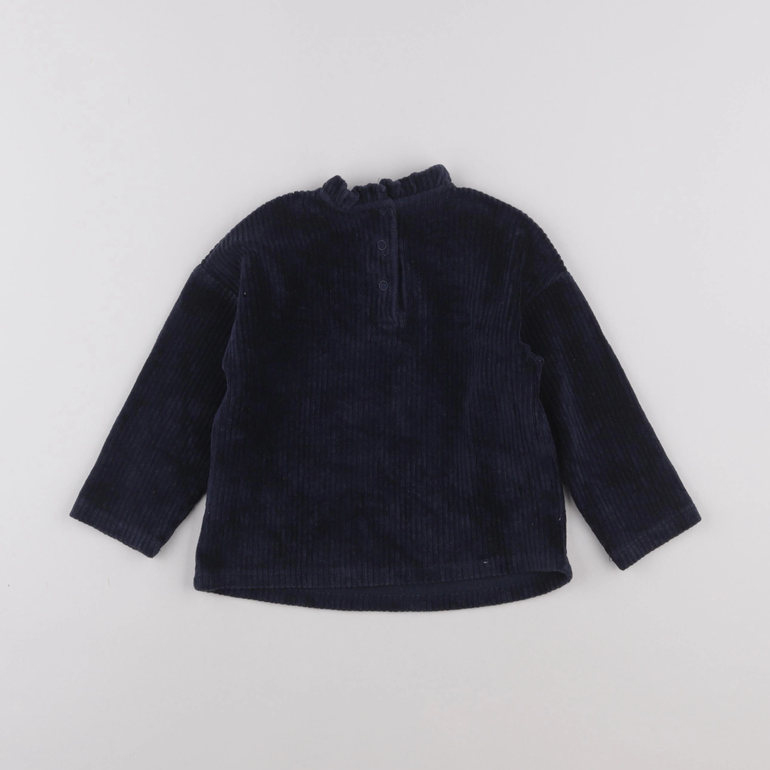 Vertbaudet - sweat bleu - 3 ans