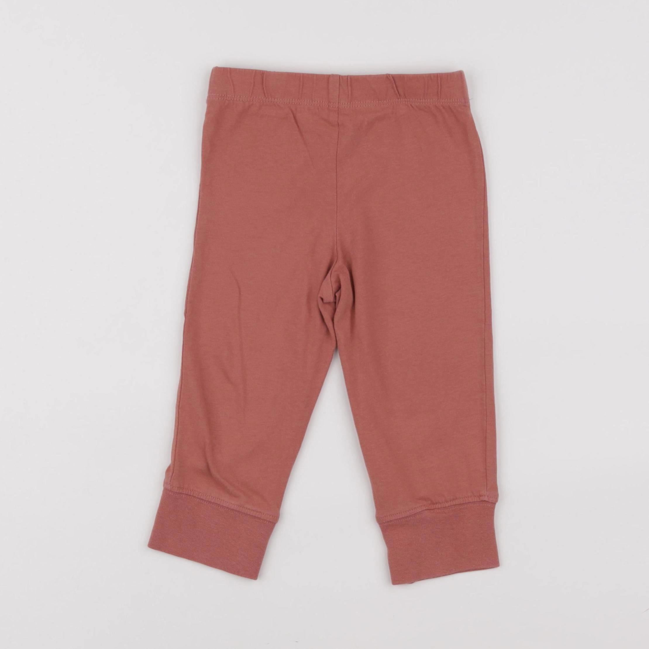 Vertbaudet - legging orange - 2 ans