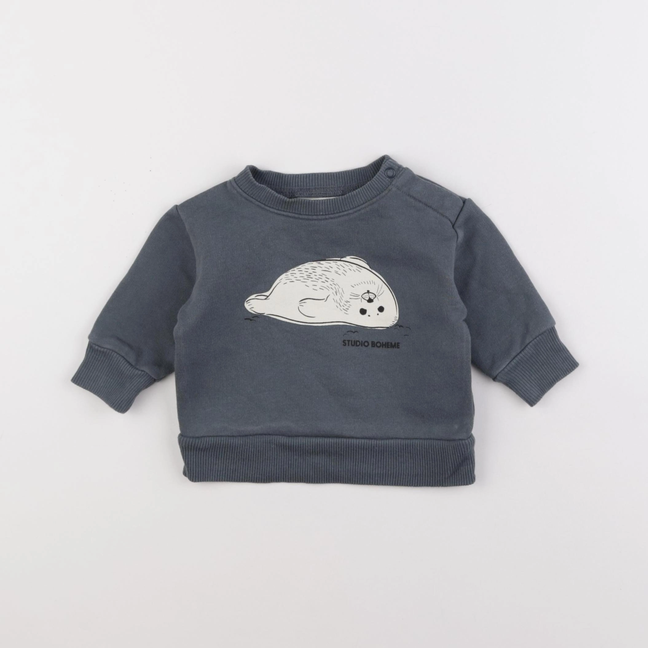 Studio Boheme - sweat bleu - 6 mois